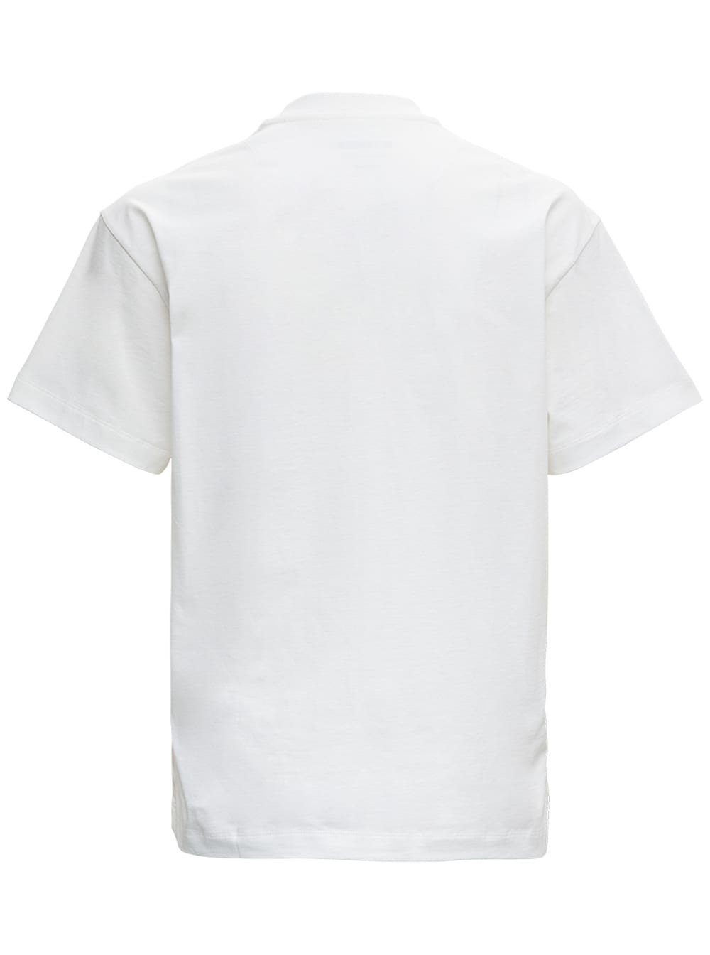Shop Jil Sander Set Of Three White Cotton T-shirts With Logo