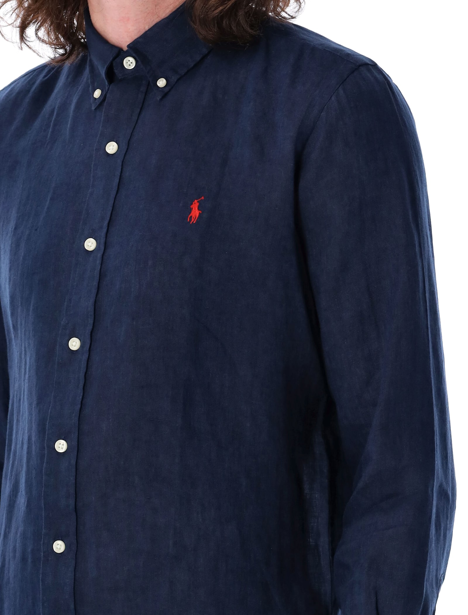 Polo Ralph Lauren Shirts In Navy