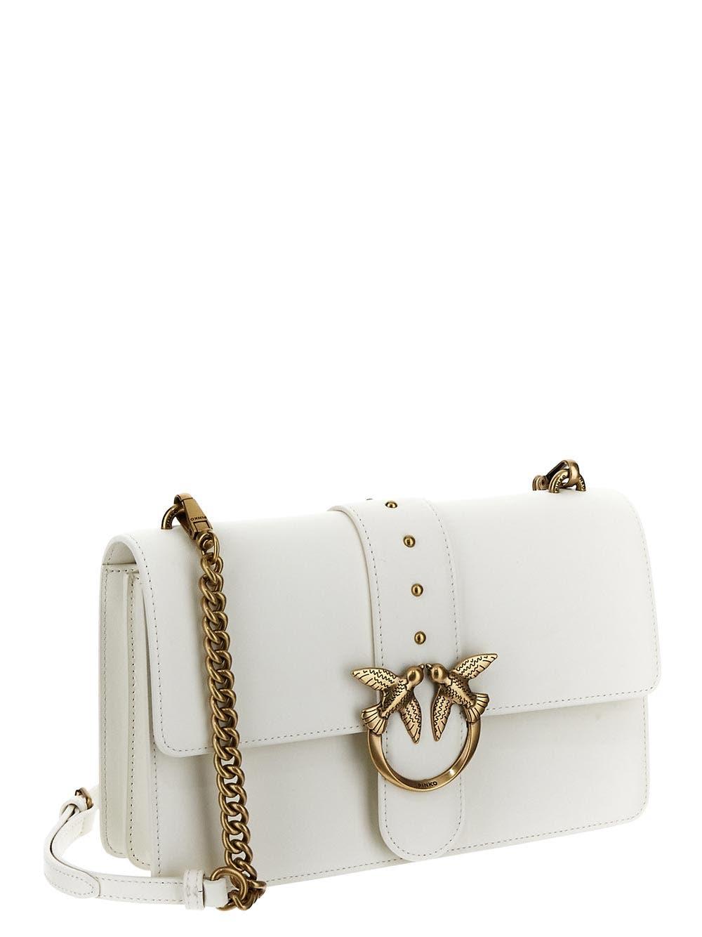 Shop Pinko Classic Love Bag Icon Simply  In White