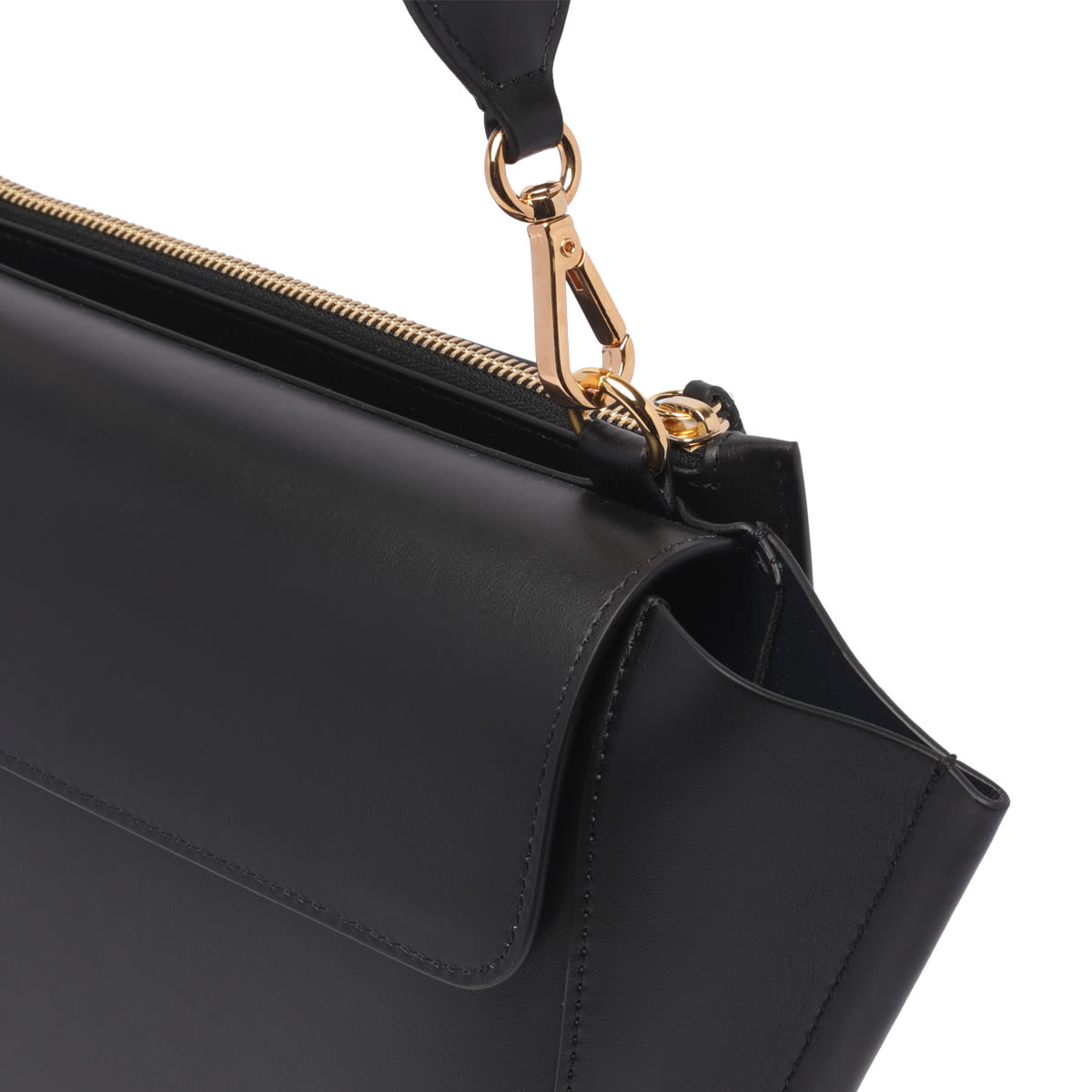 Shop Wandler Hortensia Medium Hand Bag In Black