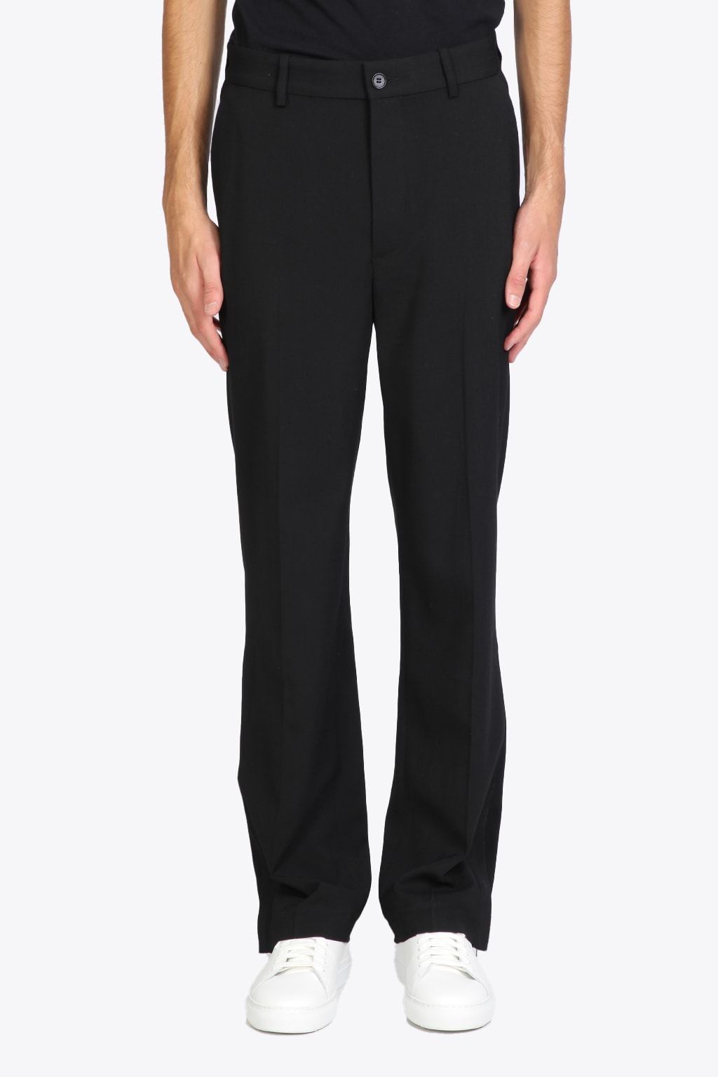Axel Arigato Grade Trousers Black viscose tailored pant with ankle vent - Grade trousers
