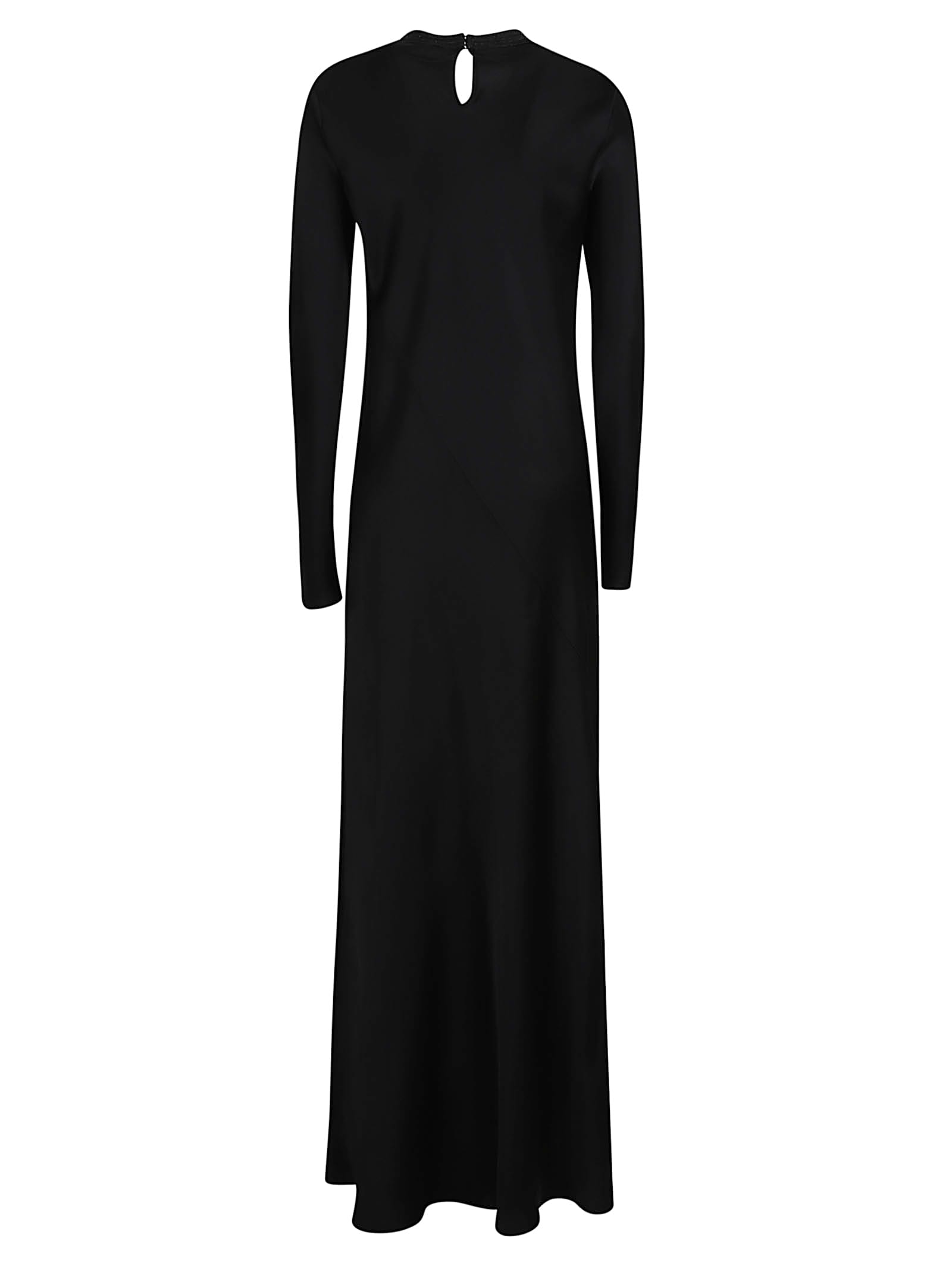 Antonelli Keyhole Maxi Dress In Black