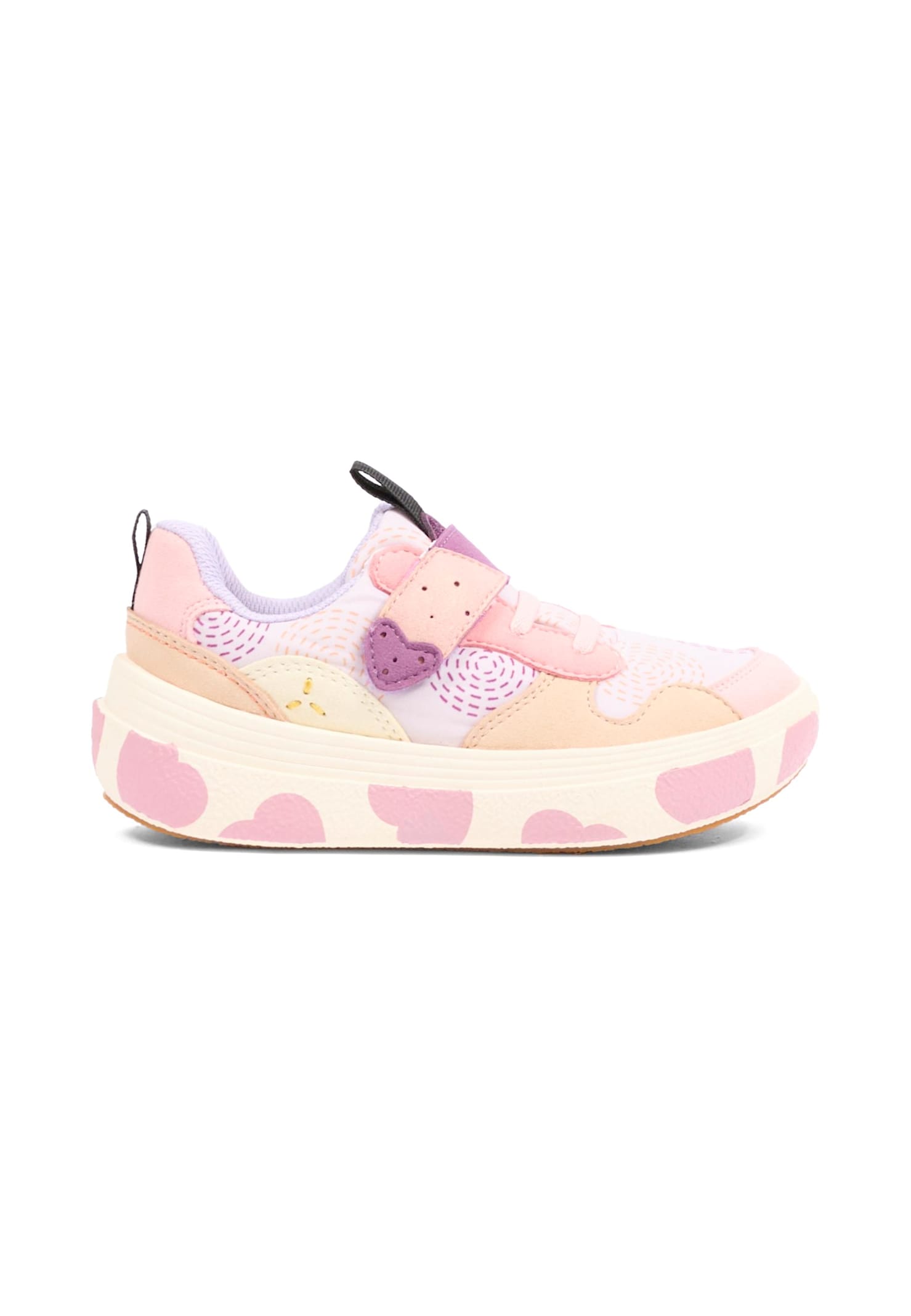 Flower Mountain Pink Sneakers For Girl In Pink