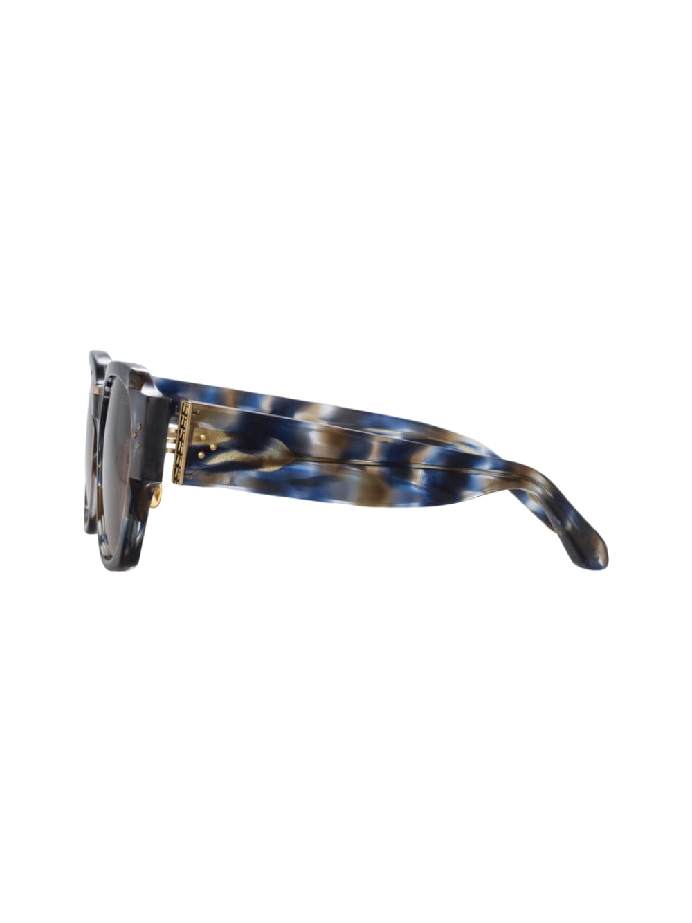 Shop Linda Farrow Ramon - Blue Tortoise Sunglasses