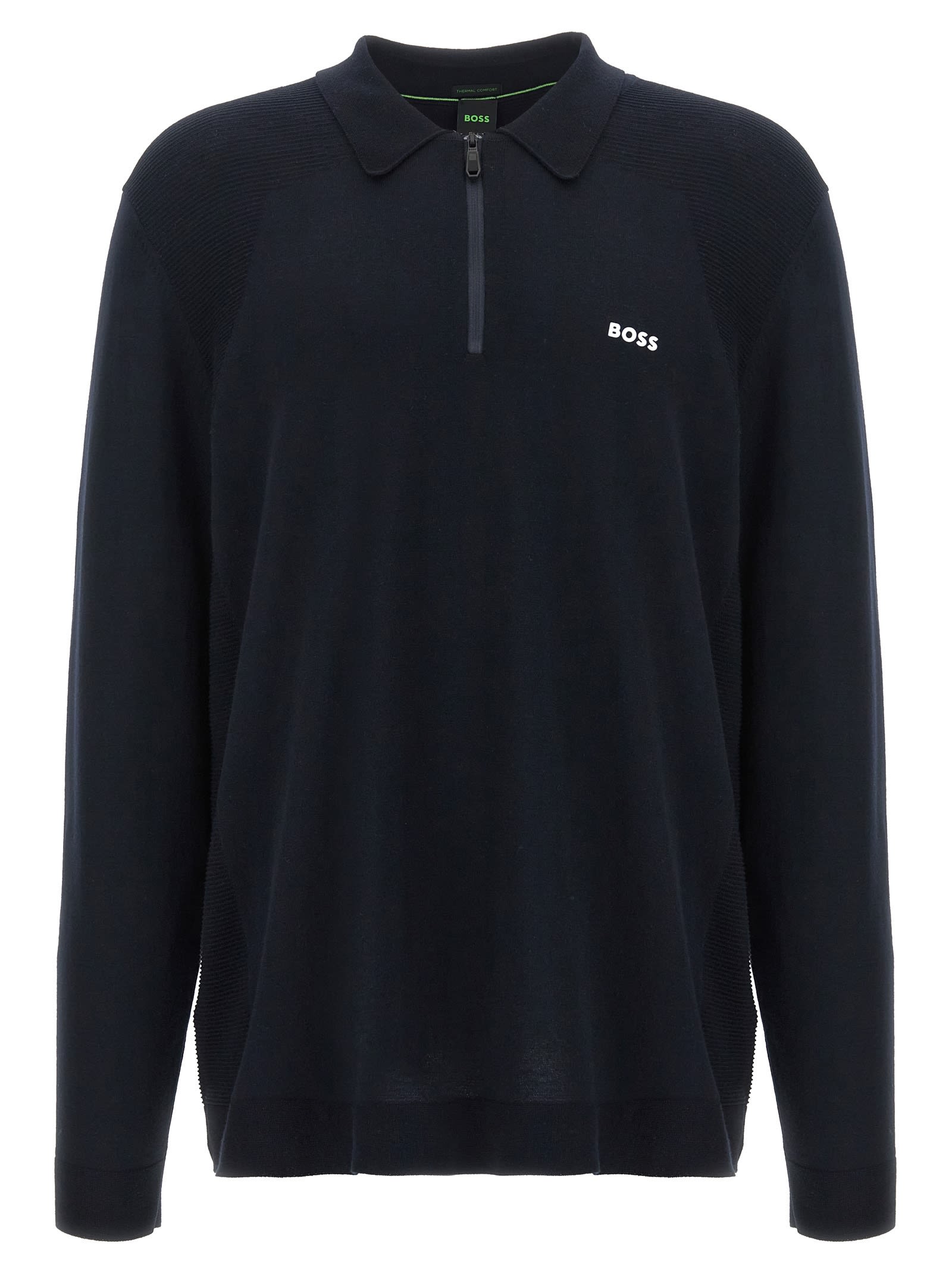 Shop Hugo Boss Momentum Lite Sweater In Blue