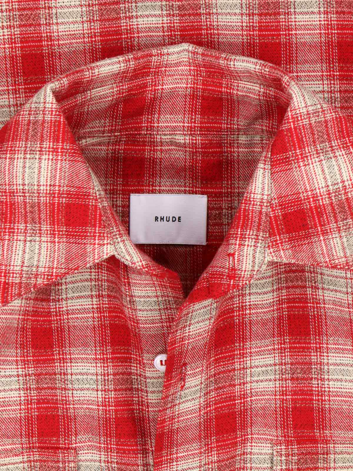 Rhude Collared Shirt With Functional Pockets
