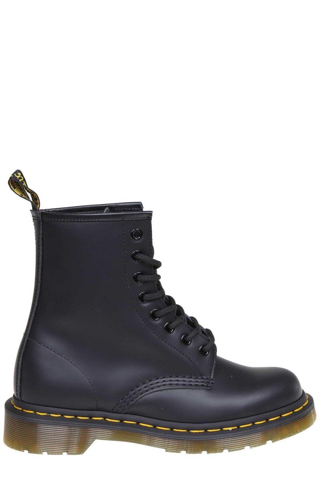 DR. MARTENS' 1460 ROUND TOE ANKLE BOOTS