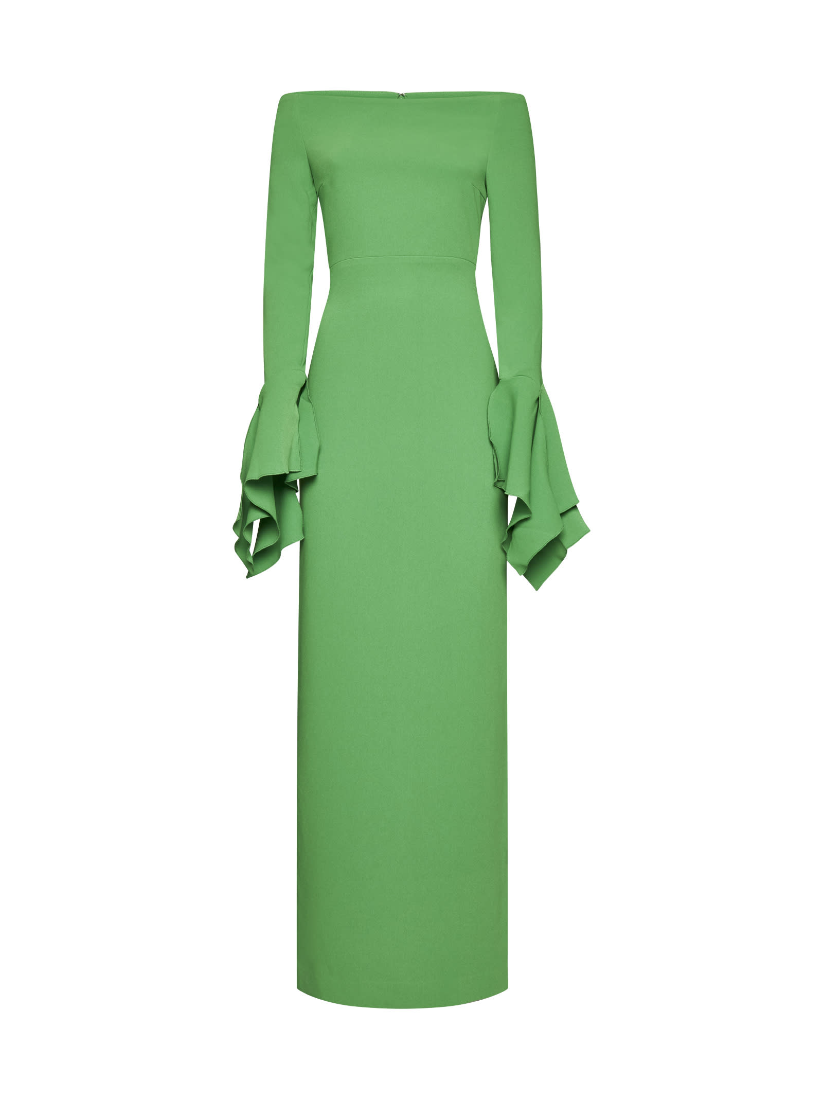 Shop Solace London Dress In Bright Green
