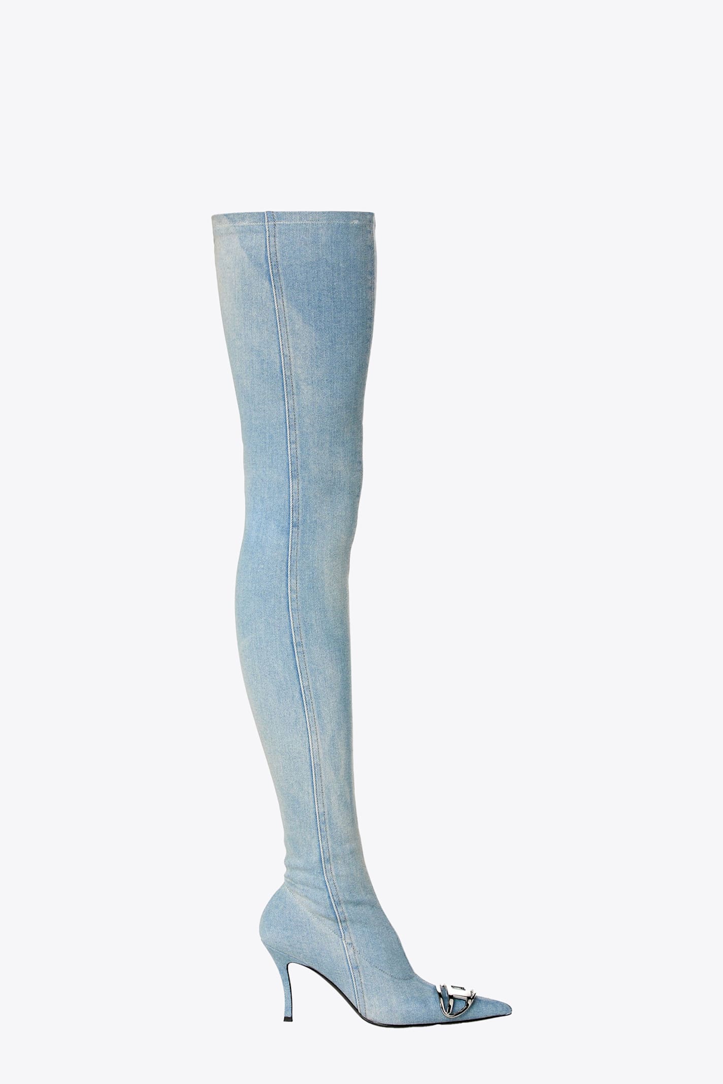 Venus D-venus Tbt D Boots Light blue denim over-the-knee boots - D Venus Tbt D Boots