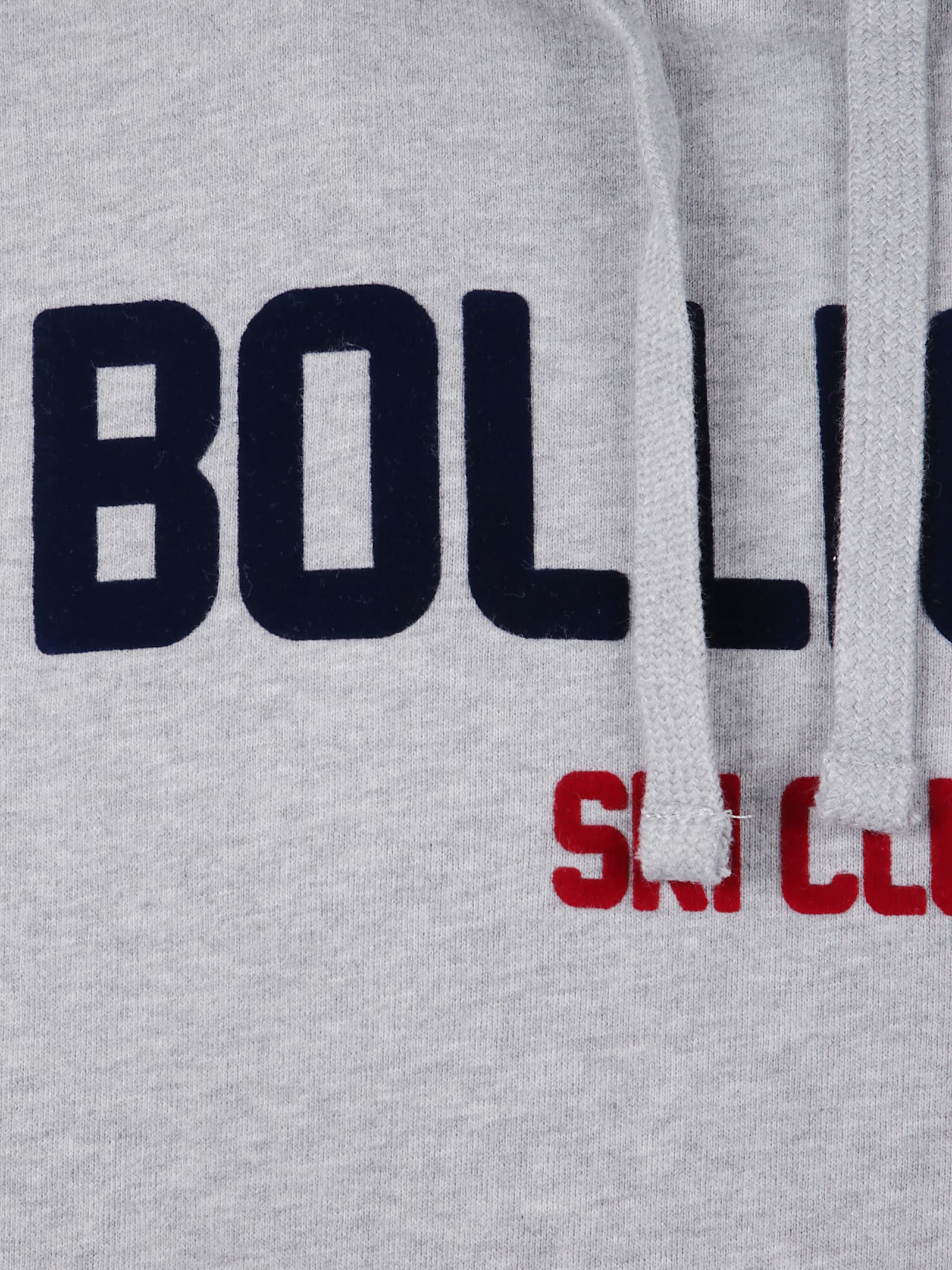 Mc2 Saint Barth Urban Hooded Sweatshirt Kangaroo Pocket In Gray