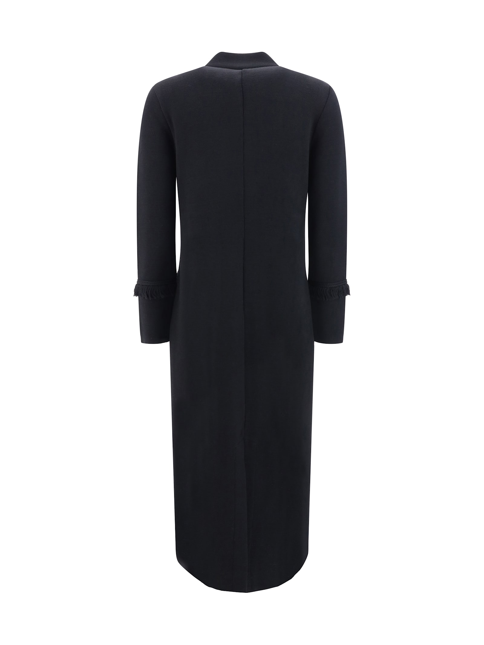 Shop Ella Celine Coat In Nero