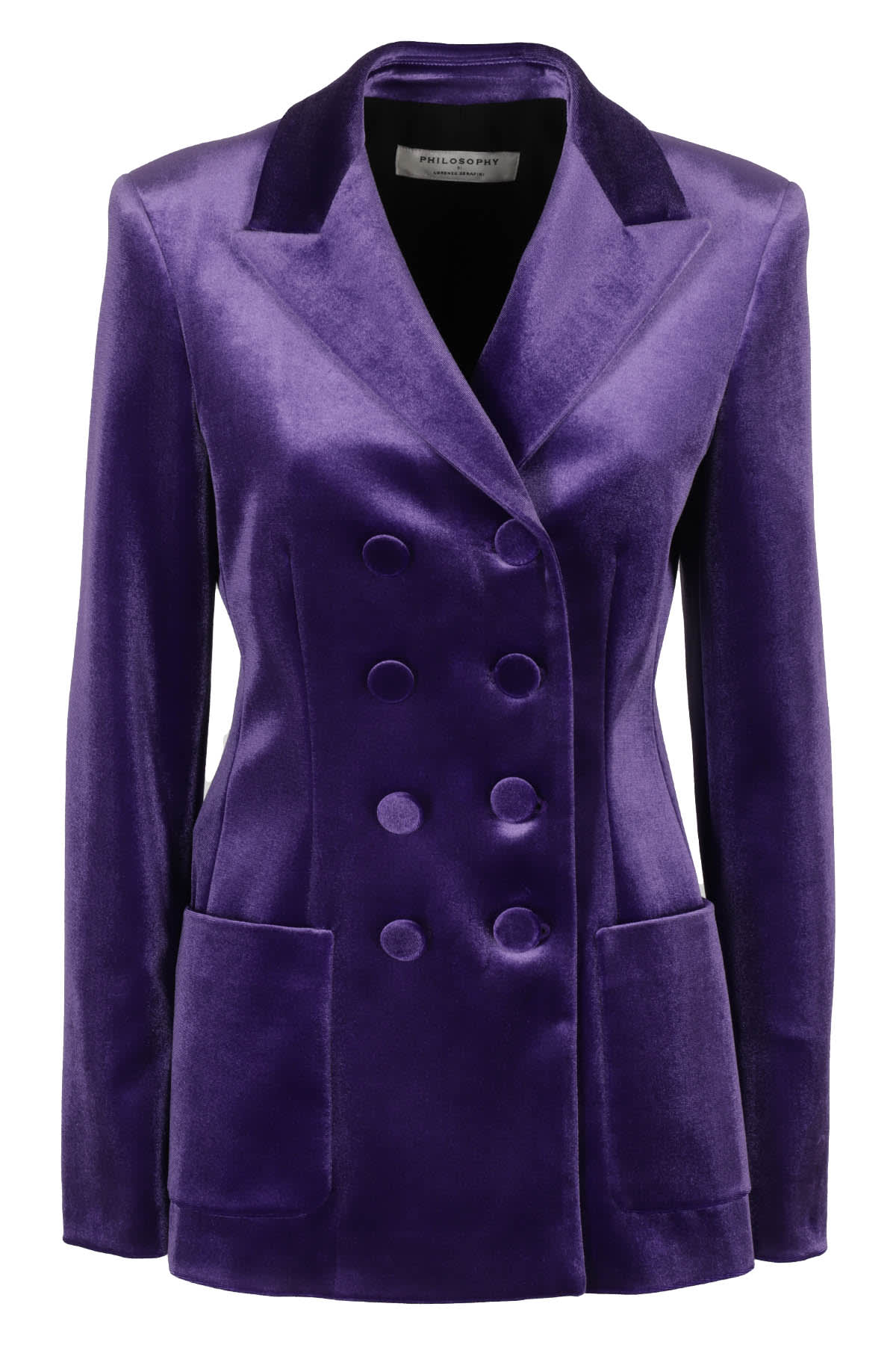 Purple Velvet Blazer