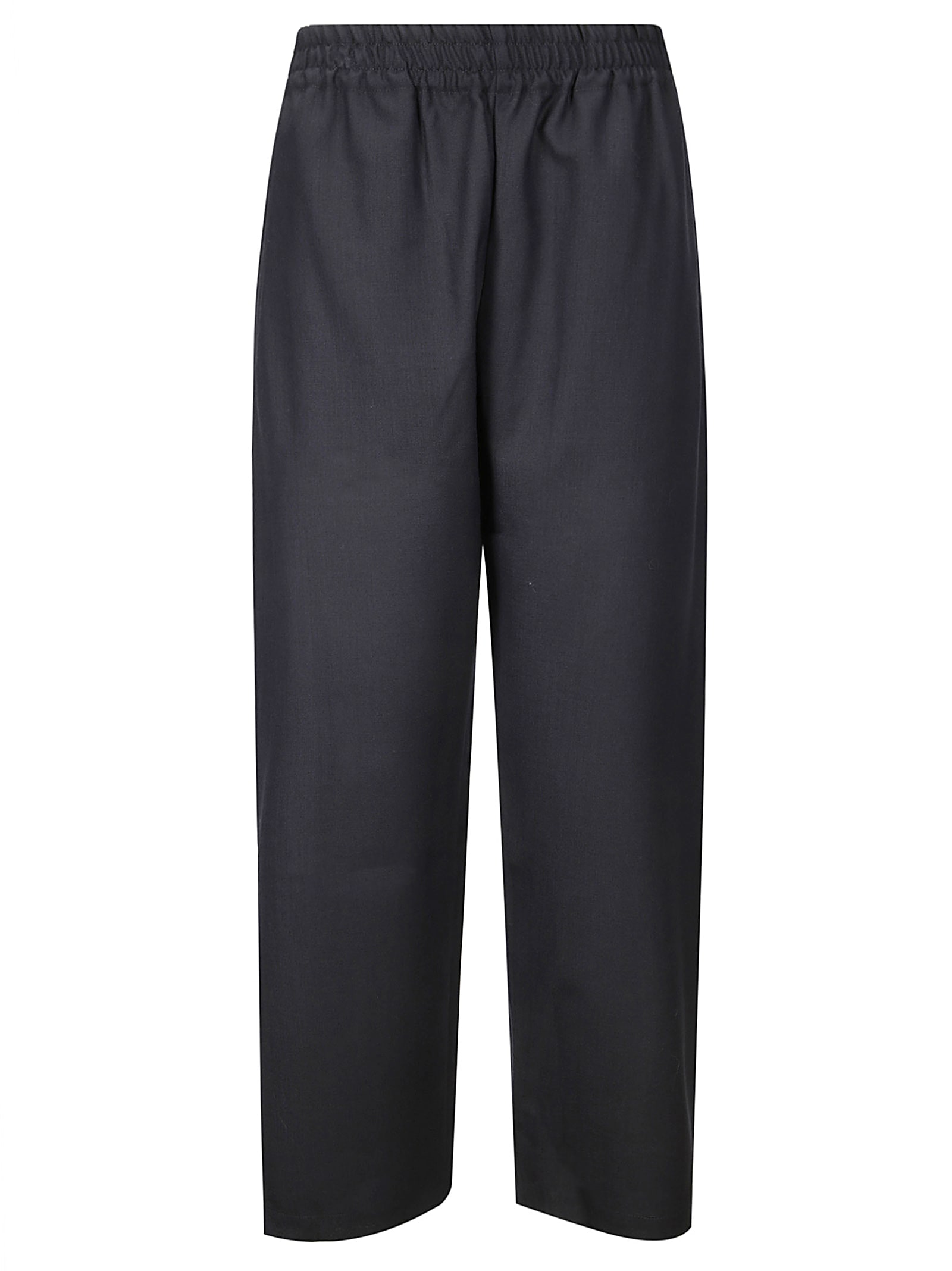 Studio Nicholson Sporty Curve Leg Mini Pant For Women In Darkest Navy