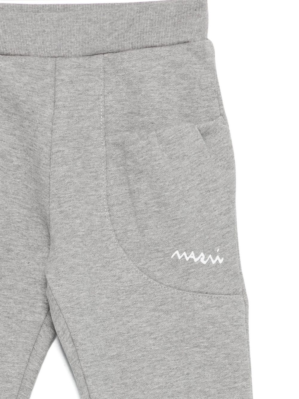 Marni Kids Gray Jogging Pants With Two Pockets In Gray
