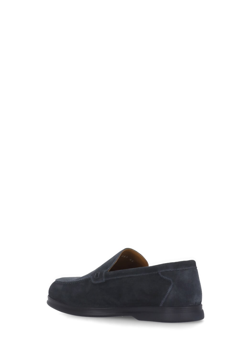 Shop Doucal's Suede Leather Loafers In Blue