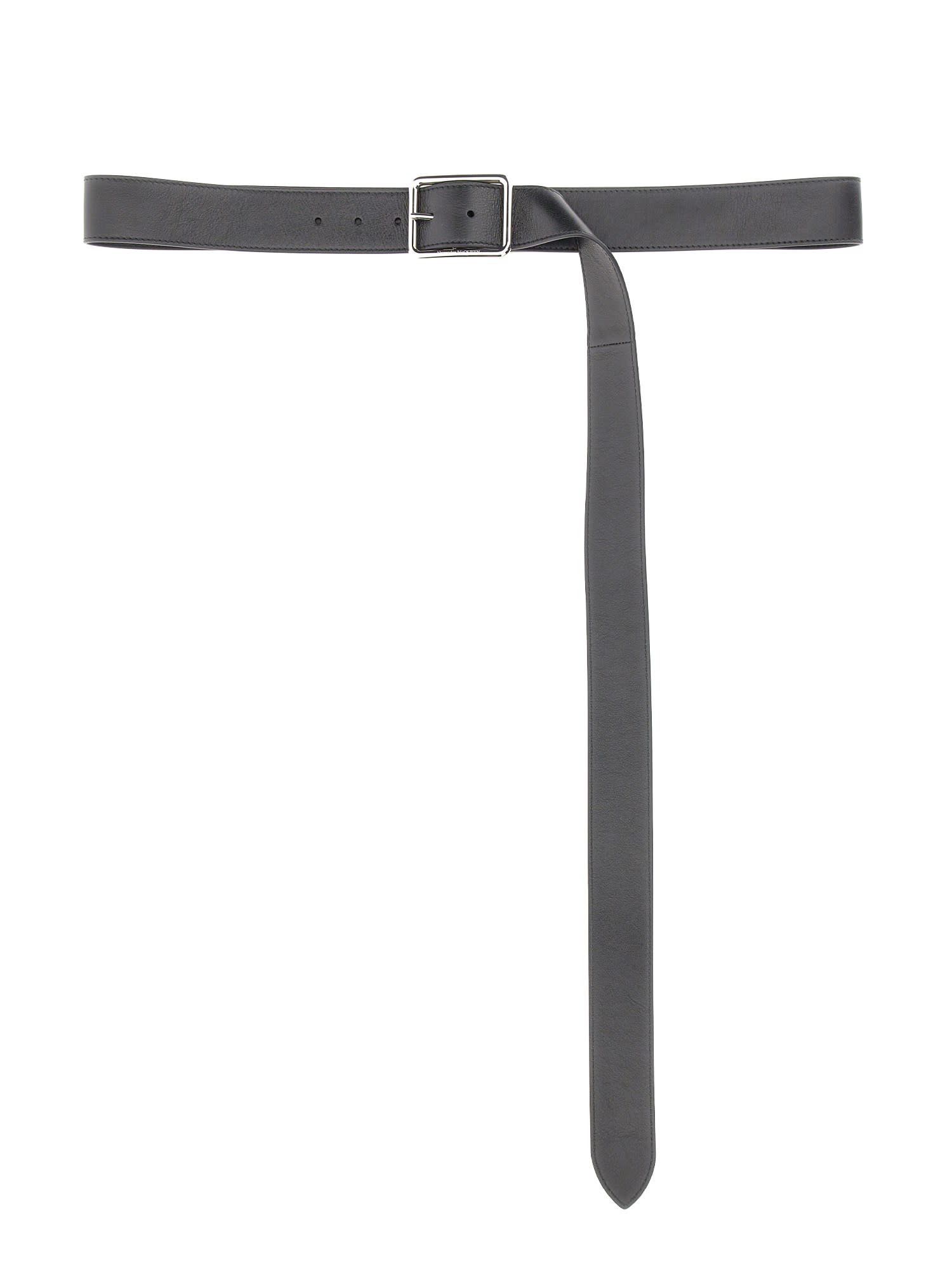 Alexander McQueen Long Leather Belt