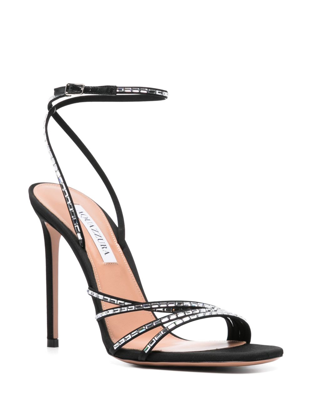 Aquazzura Sandali Mistica In Tessuto Decorato  Donna In Multi