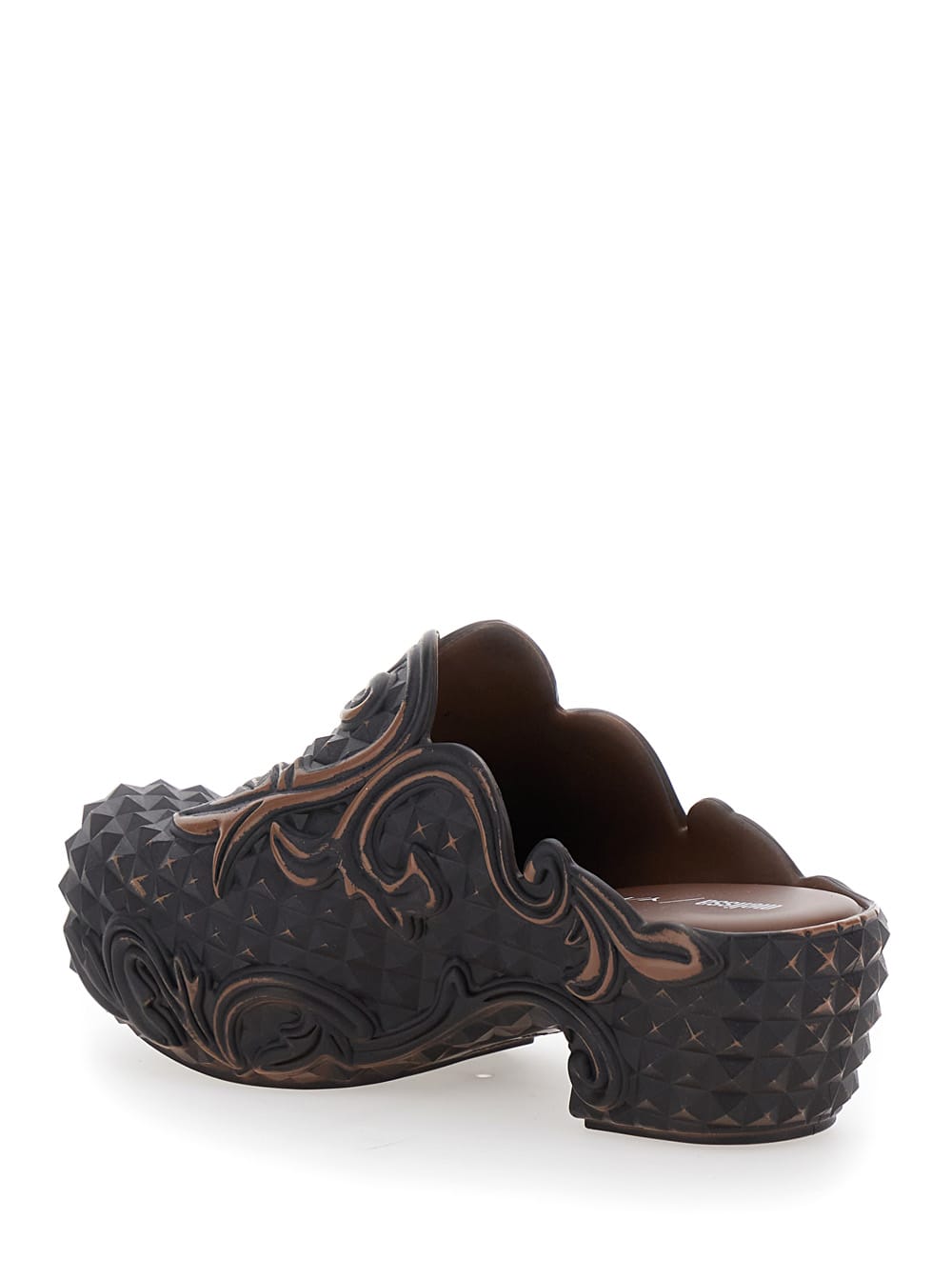 Melissa X Y Project Court Mules In Brown