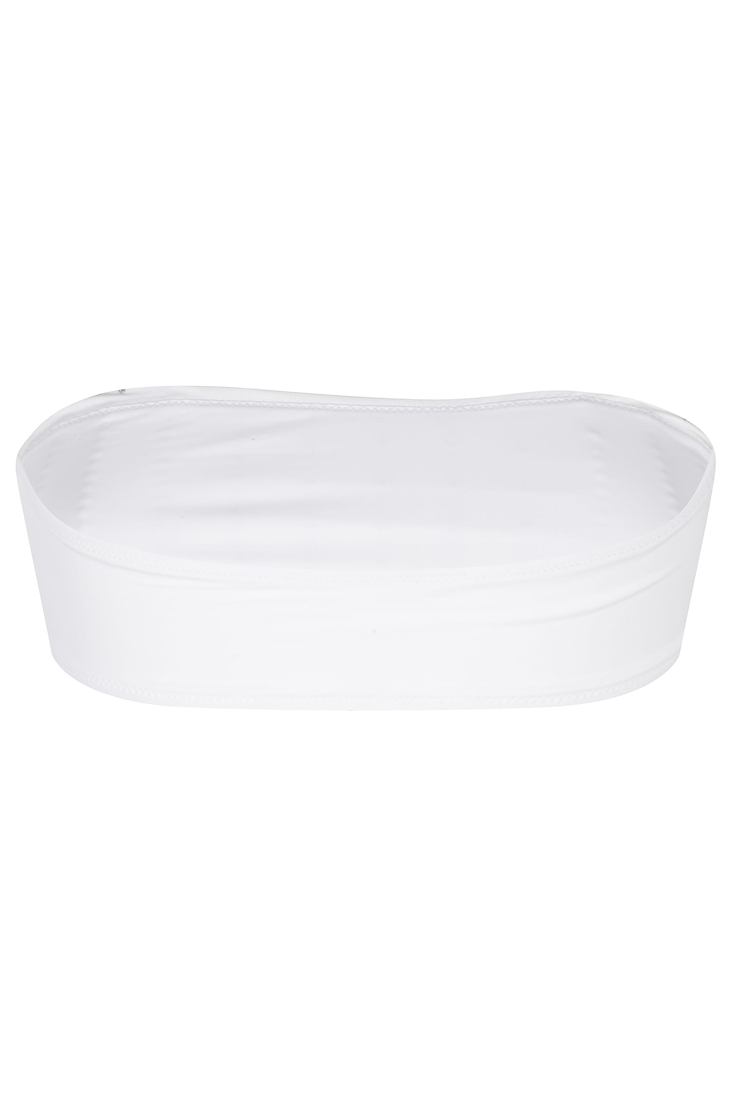 Mc2 Saint Barth Bandeau Bikini Top In White