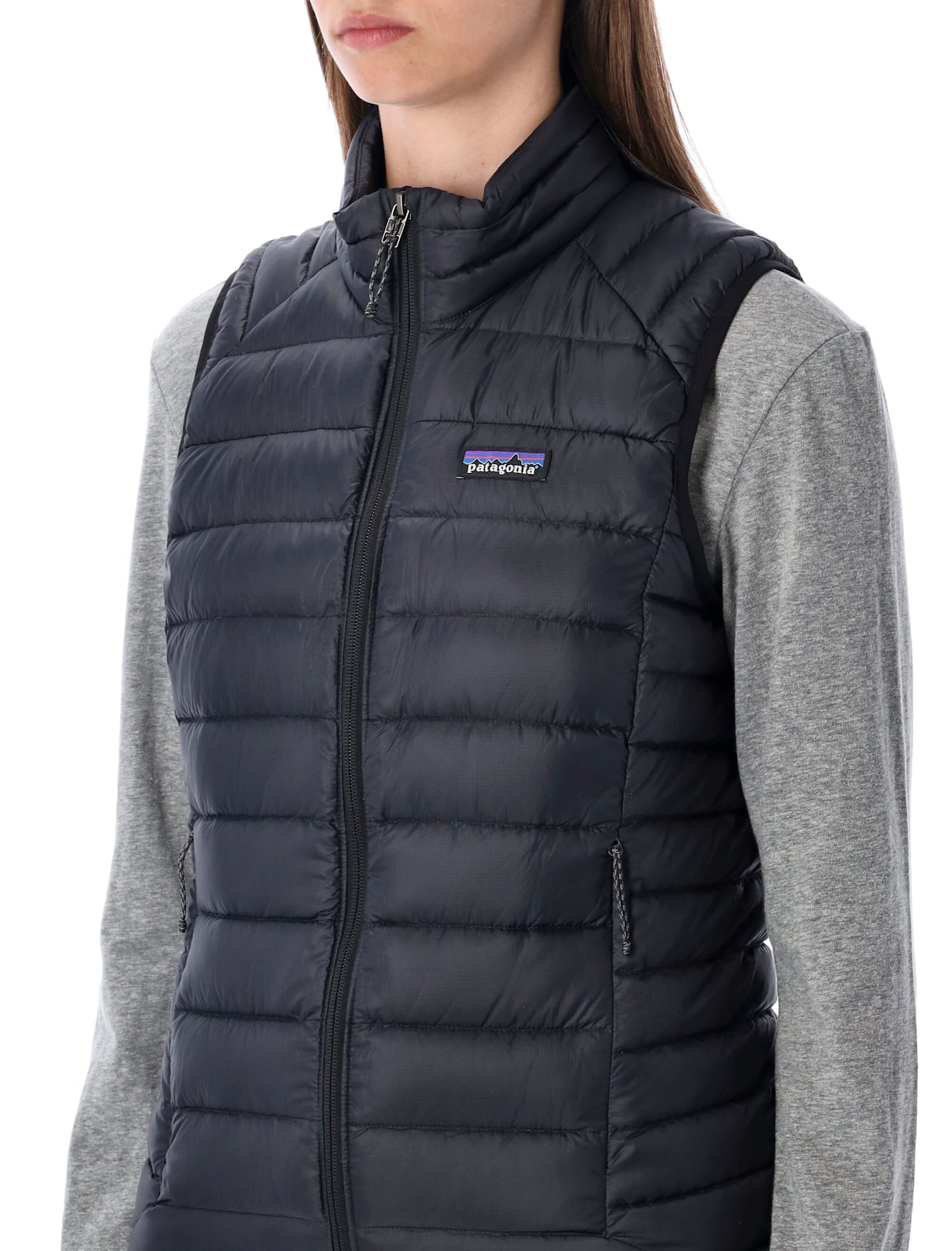 Patagonia Down Sweater Recycled Down Vest In Black