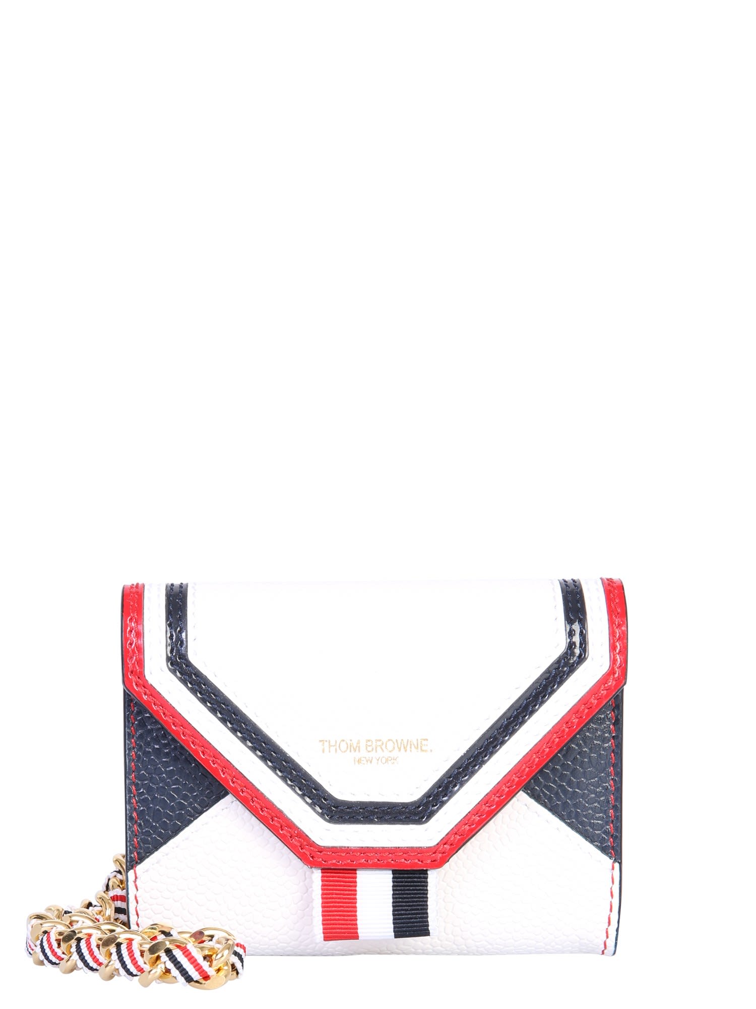 THOM BROWNE WALLET WITH LOGO,11231212