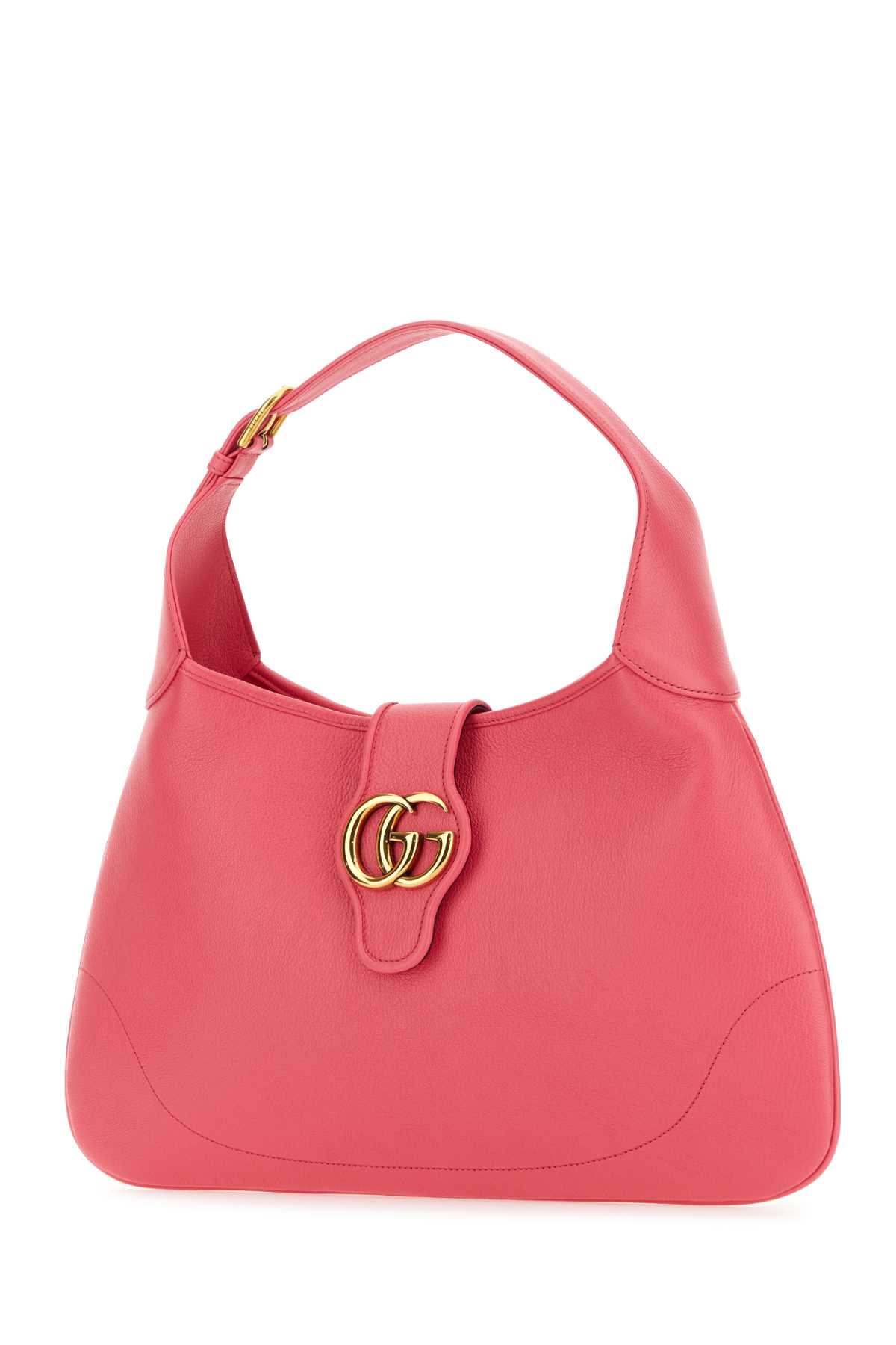 Shop Gucci Fuchsia Leather Aphrodite Shoulder Bag In Rhodaminepink