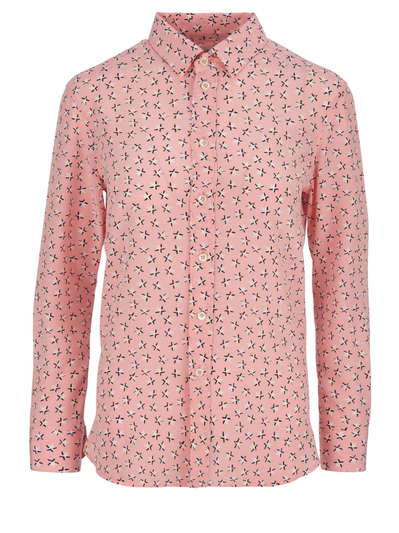 saint laurent pink shirt