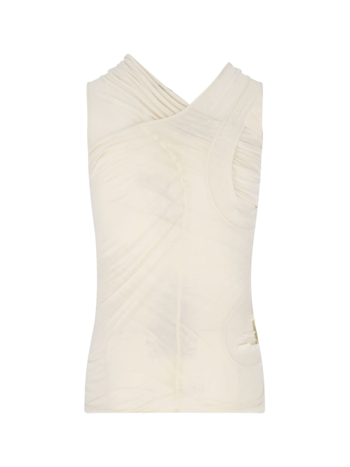 Rick Owens Off-white Hollywood Banana Tank Top In Multicolour