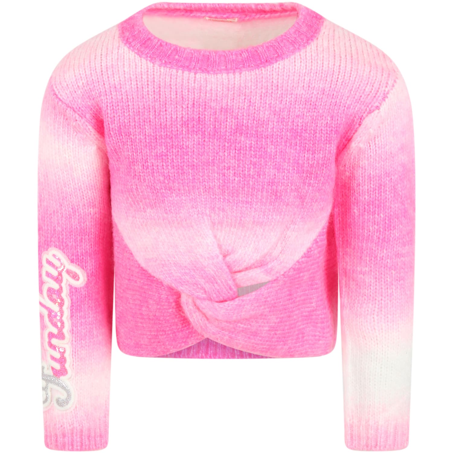 Billieblush Kids' Multicolor Sweater For Girl In Fuchsia