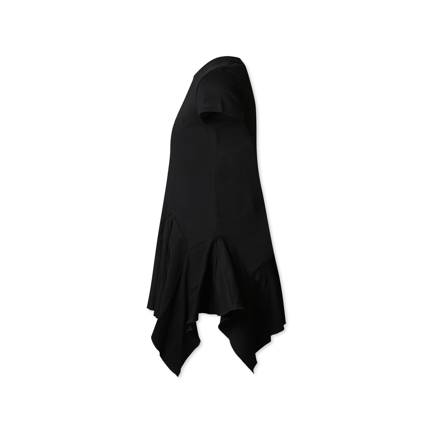 Givenchy Black Dress For Girl With Logo In Black
