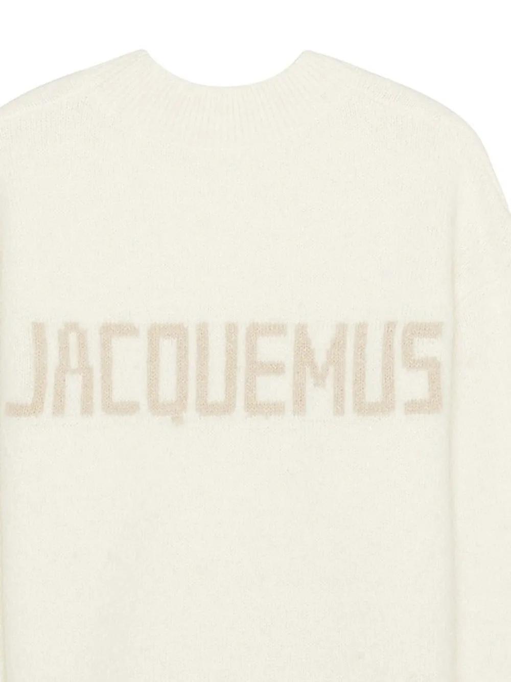 Shop Jacquemus Le Pull In Beige