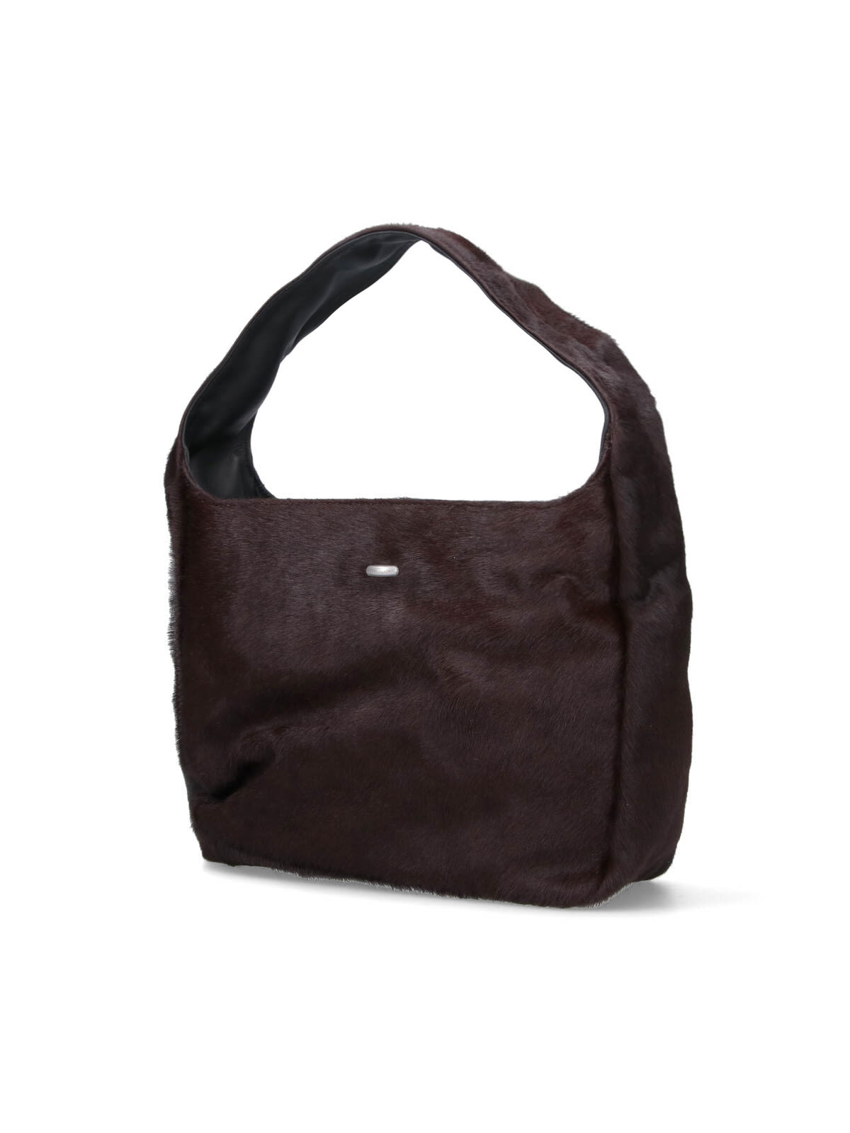 Our Legacy Luxurious Shoulder Bag Fur Texture In Brown