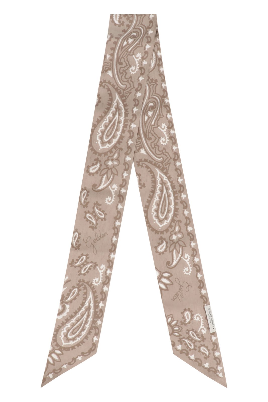 Paisley-printed Rectangle Shape Scarf