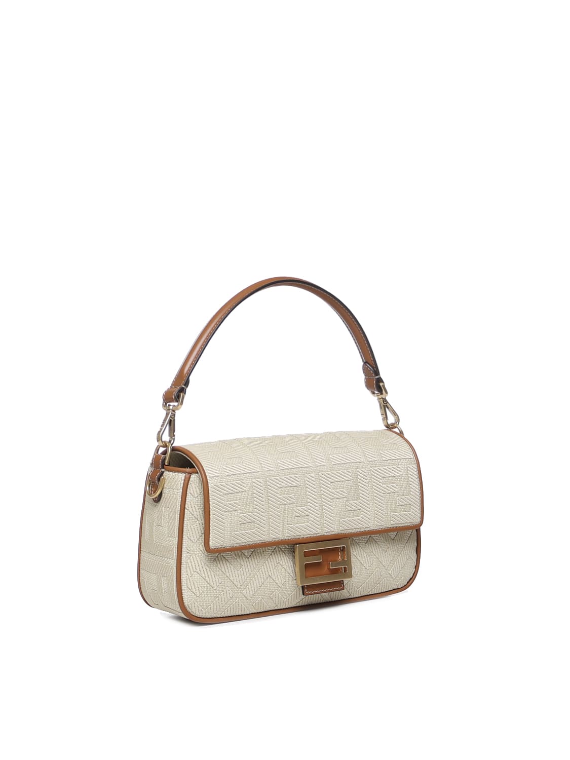 Fendi Straw Clutch in Natural