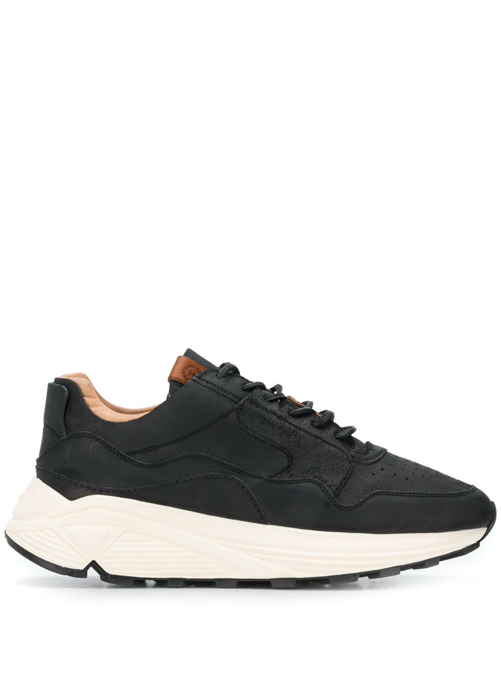 Buttero Vinci Leather Sneakers With Oversize Sole