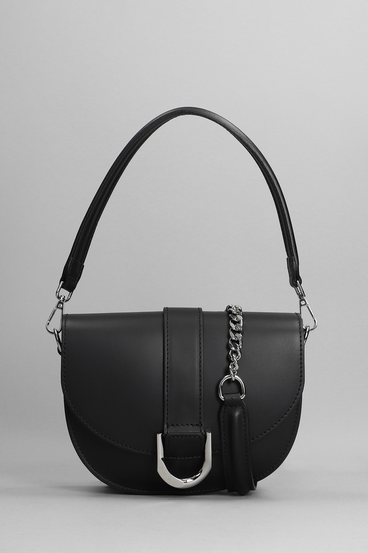 Marc Ellis Kate Shoulder Bag In Black Leather