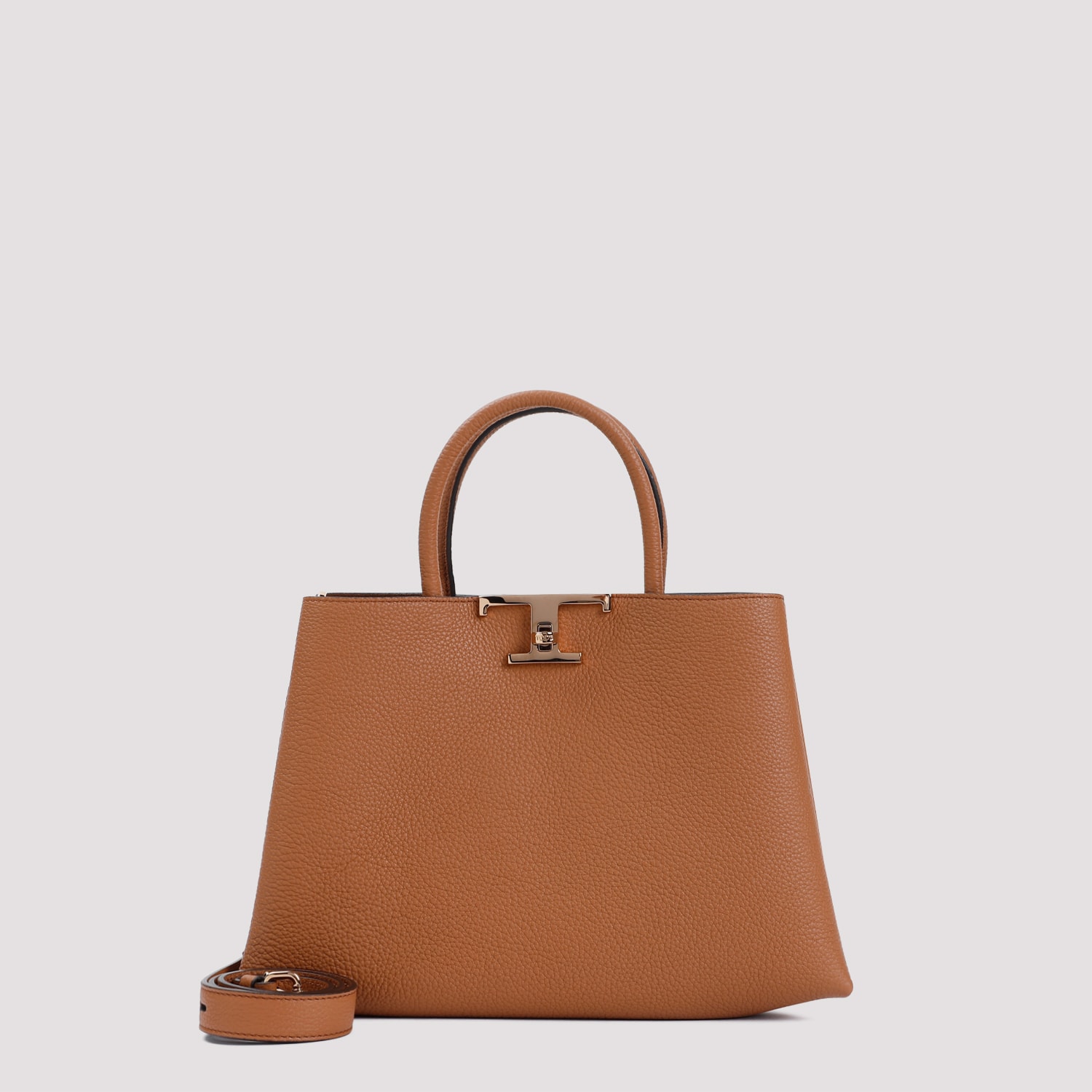 Shop Tod's T Timeless Shopping Bag In Kenia Scuro