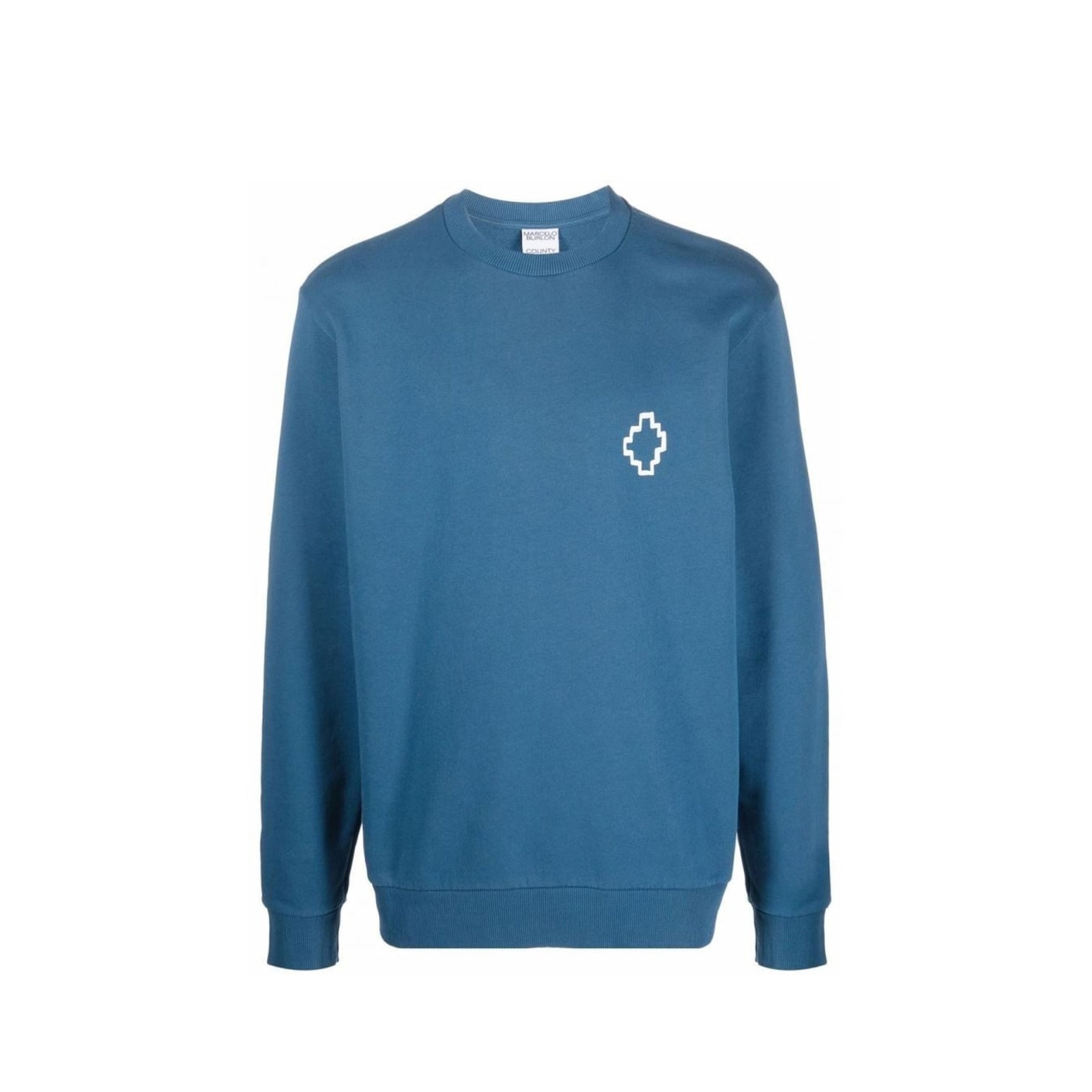 Shop Marcelo Burlon County Of Milan Sweatshirt In Blue