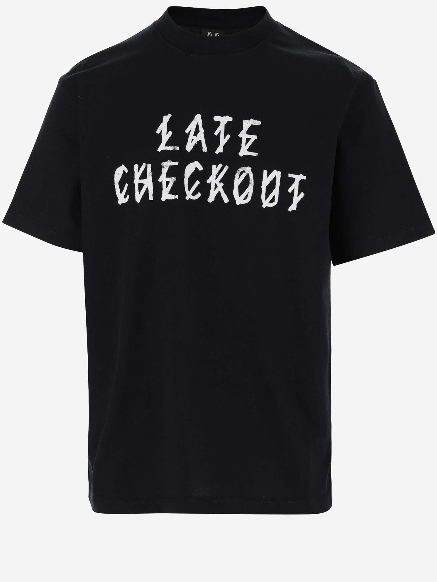 Shop 44 Label Group Cotton T-shirt With Graphic Print And Logo
