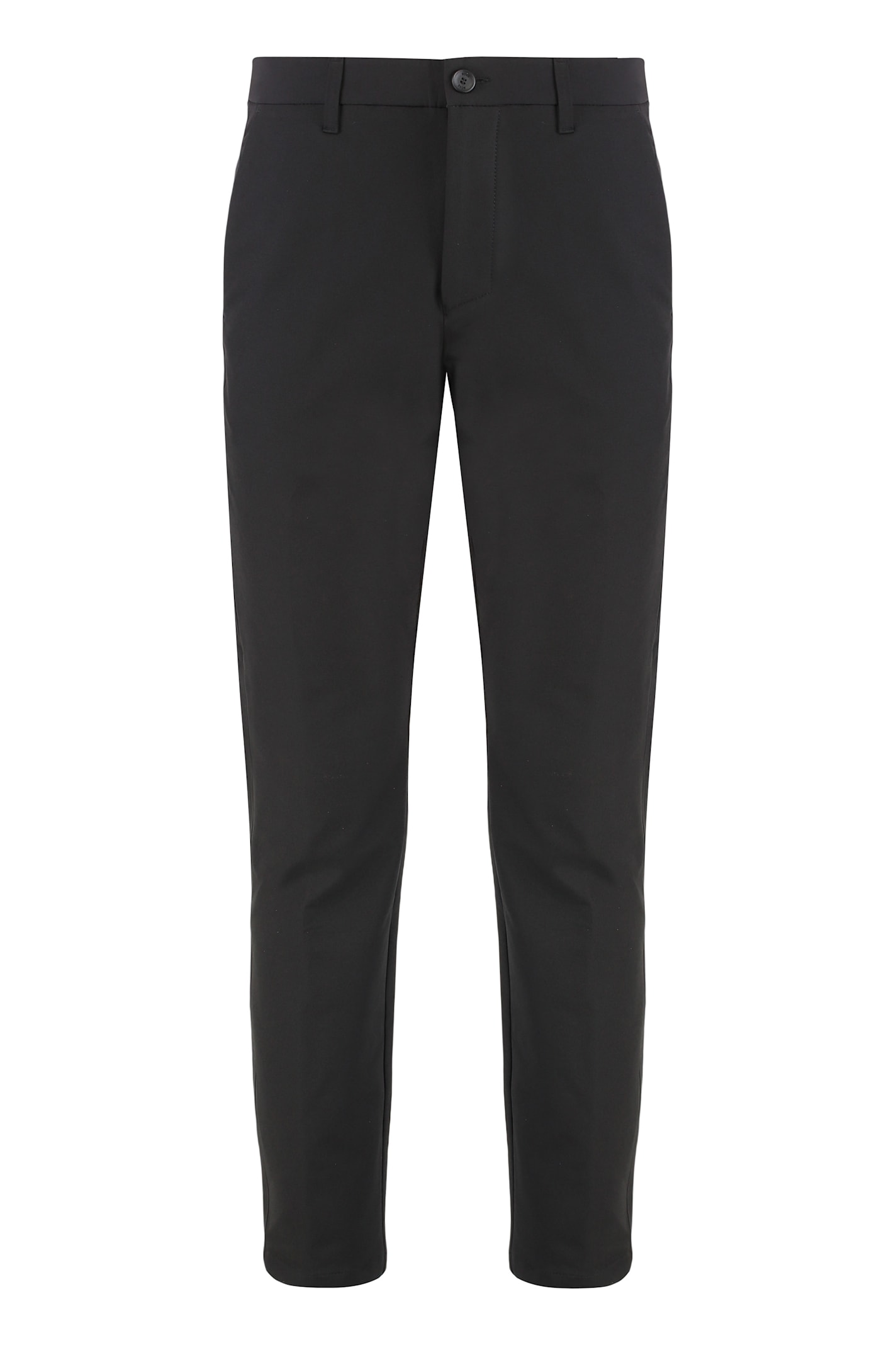 Hugo Boss Tailored Stretch Trousers Featuring Pockets In Black