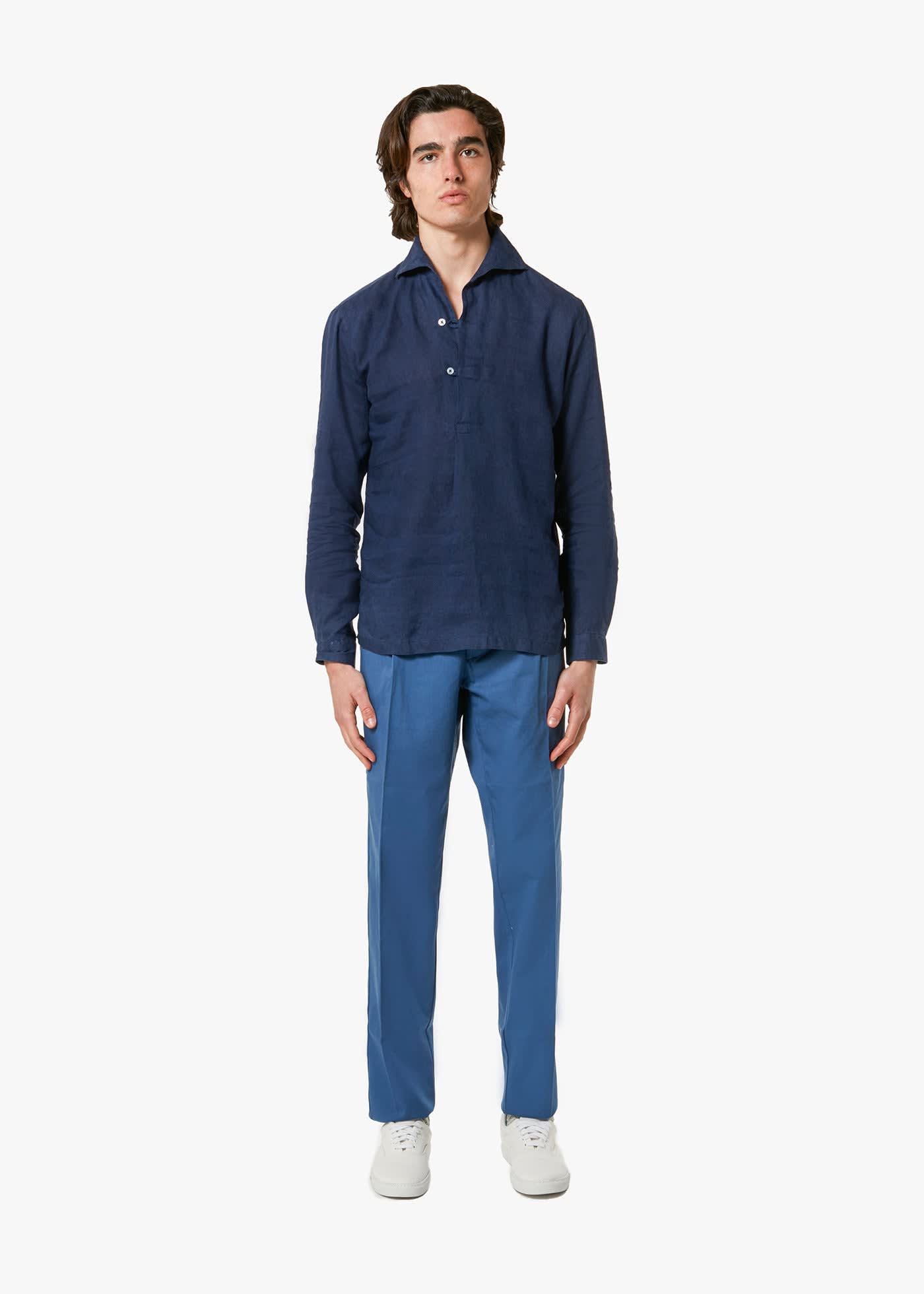 Doppiaa Aantioco Cotton Chino Trousers