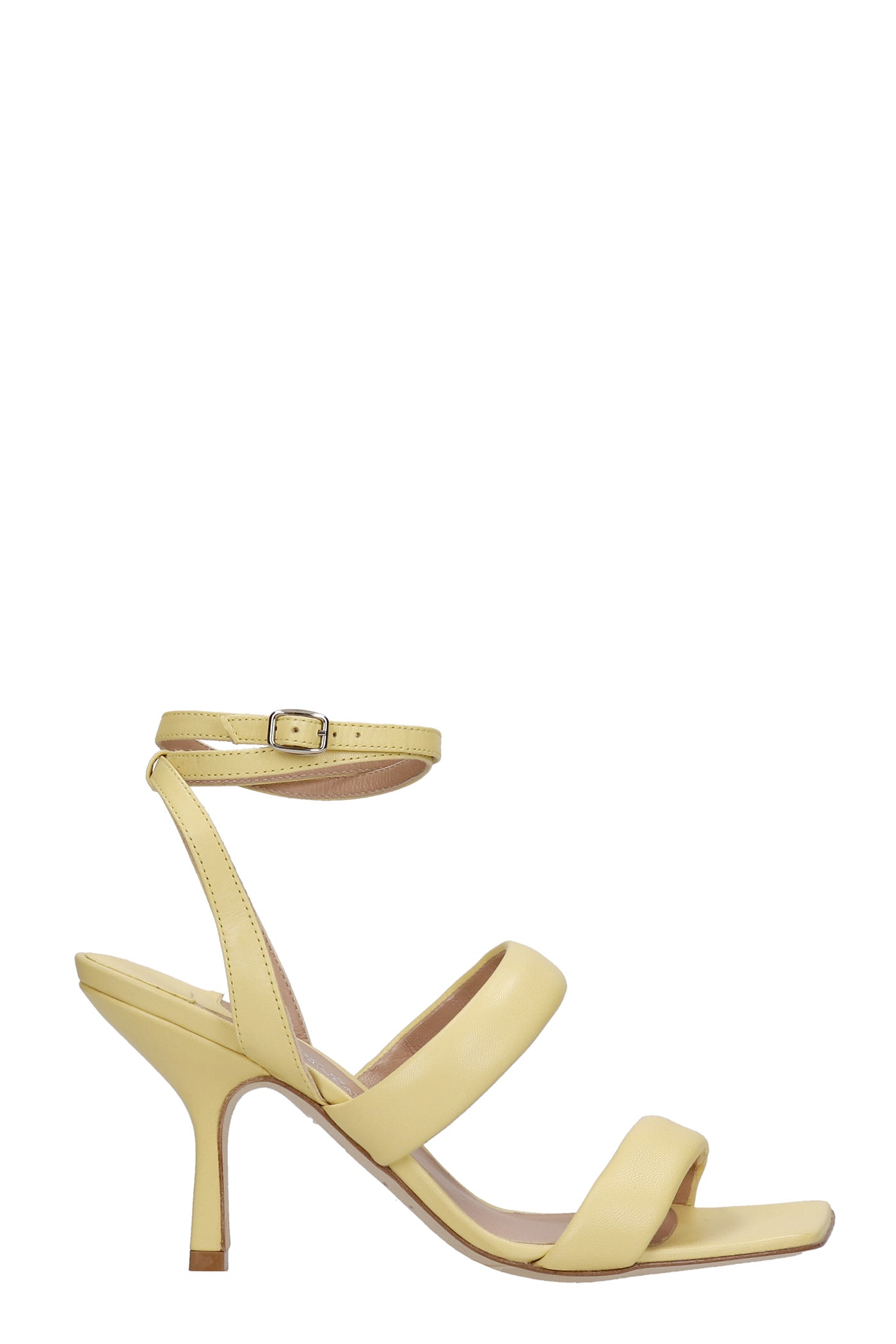The Seller Sandals In Yellow Leather