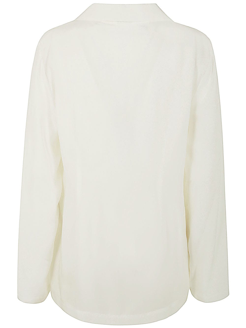 Shop P.a.r.o.s.h Shirt Jacket In Cream