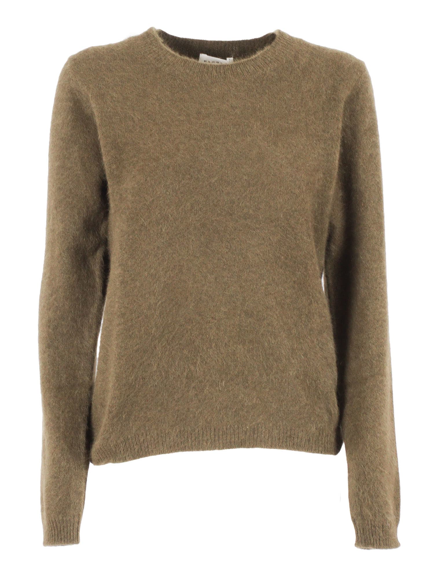 P.a.r.o.s.h Lightweight Brown Sweater With Classic Round Neckline In Brown