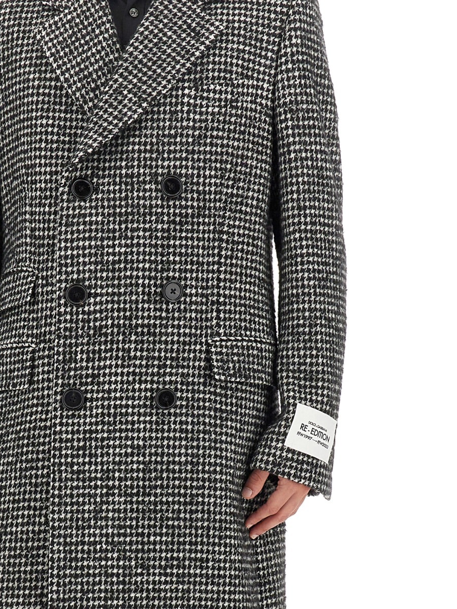 Shop Dolce & Gabbana Re-edition Coat In Multicolour