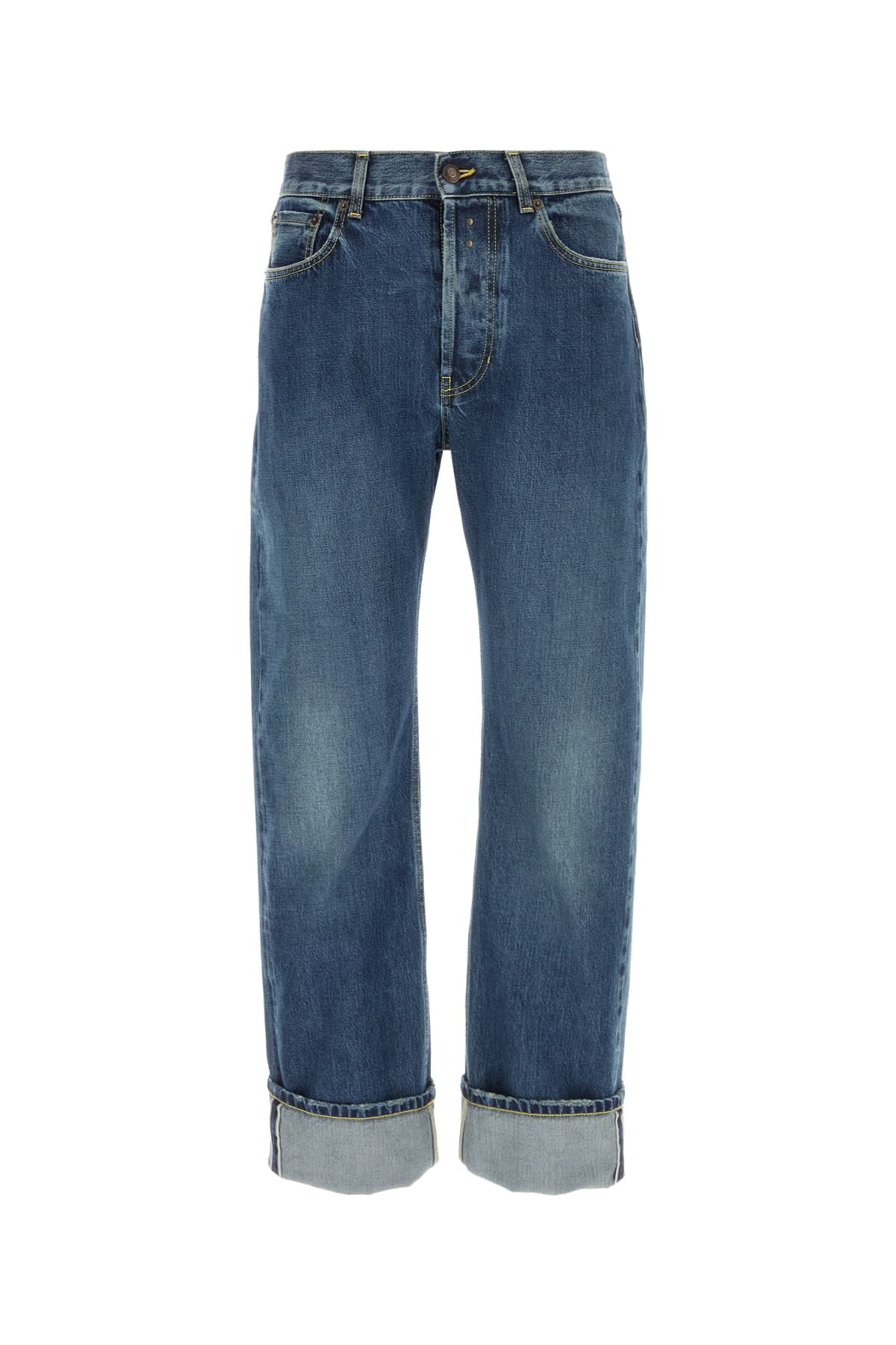 Shop Alexander Mcqueen Jeans In Bluewashed