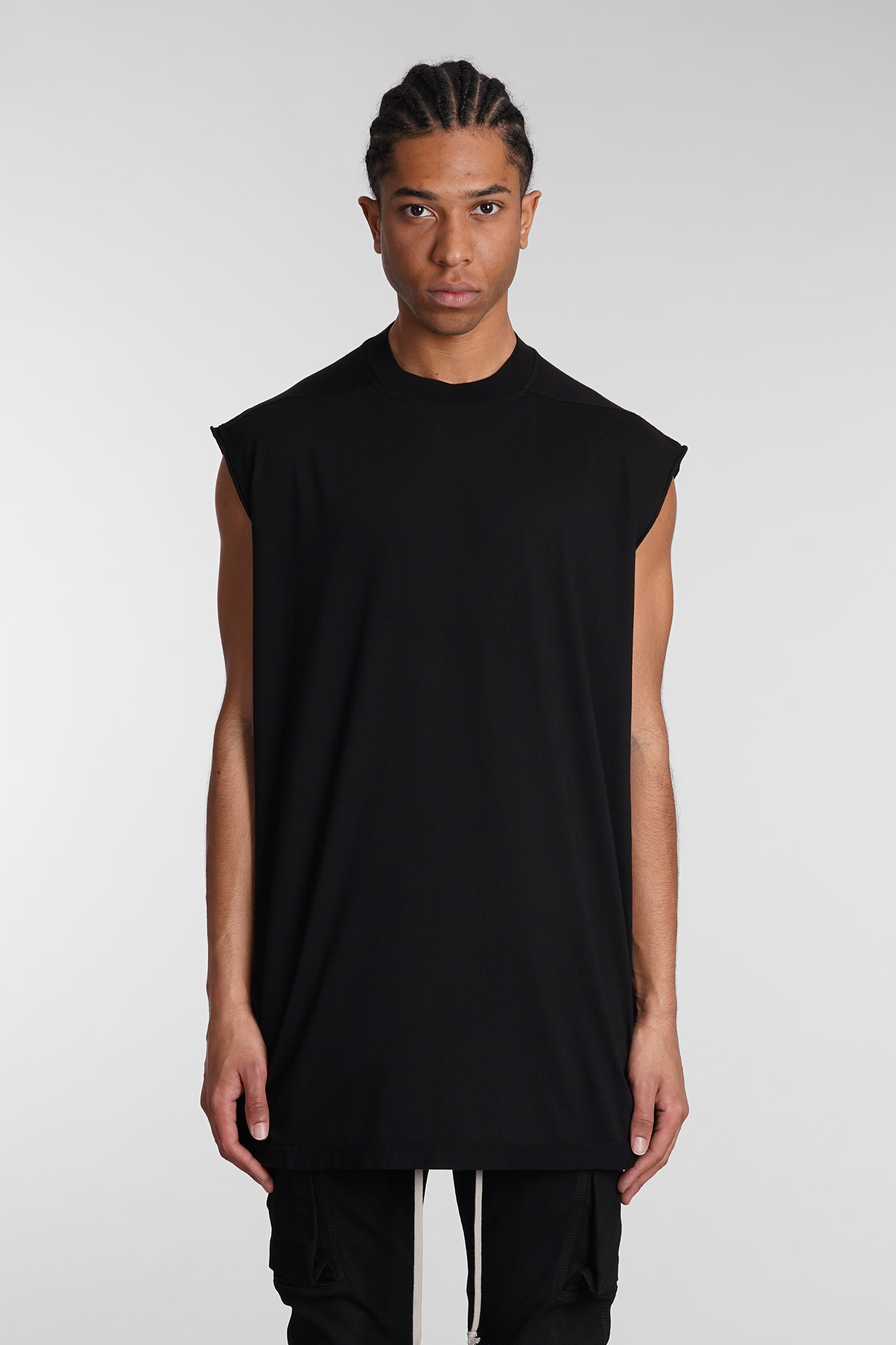 DRKSHDW TARP T T-SHIRT IN BLACK COTTON