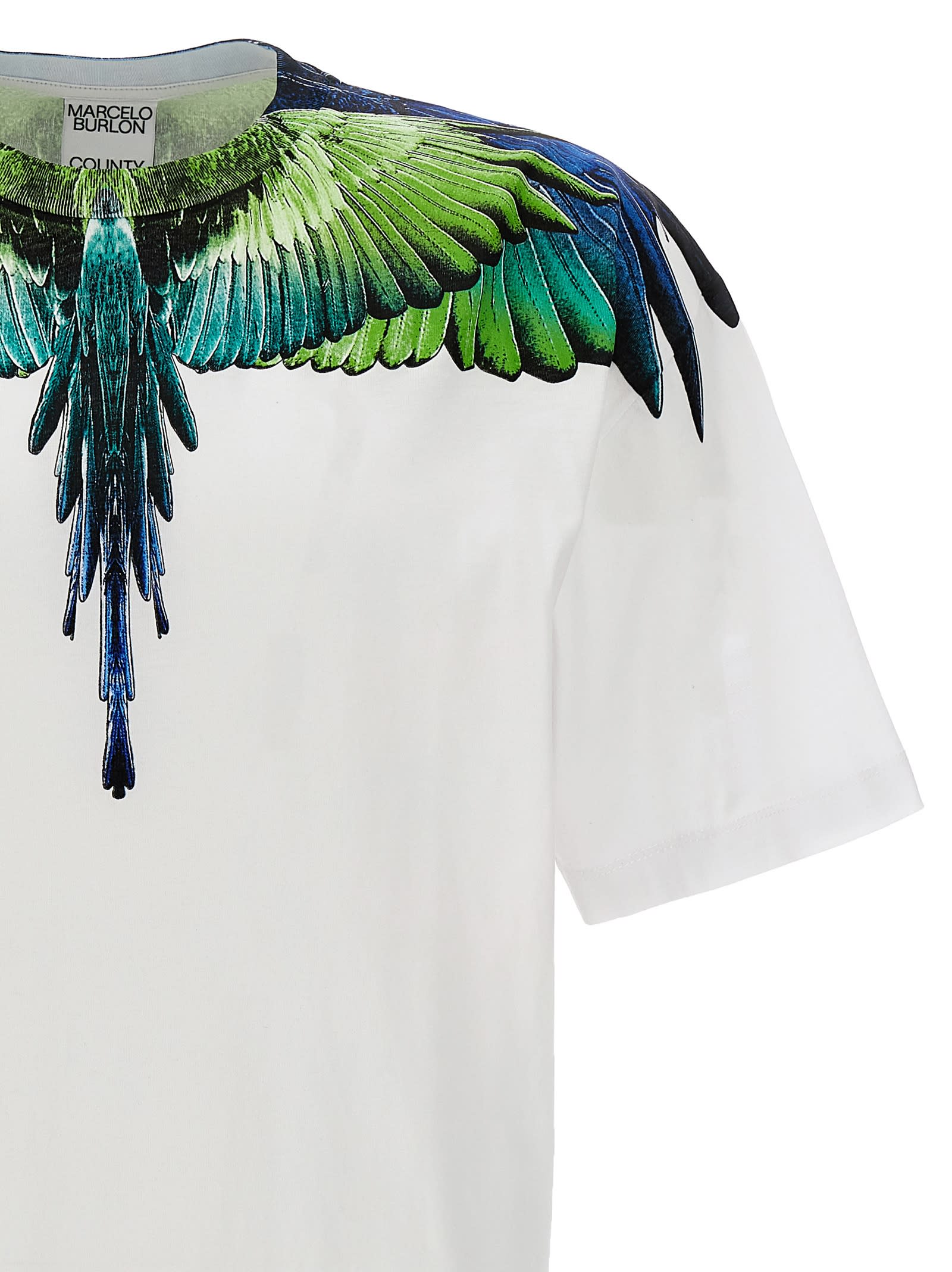 Shop Marcelo Burlon County Of Milan Icon Wings T-shirt In Multicolor
