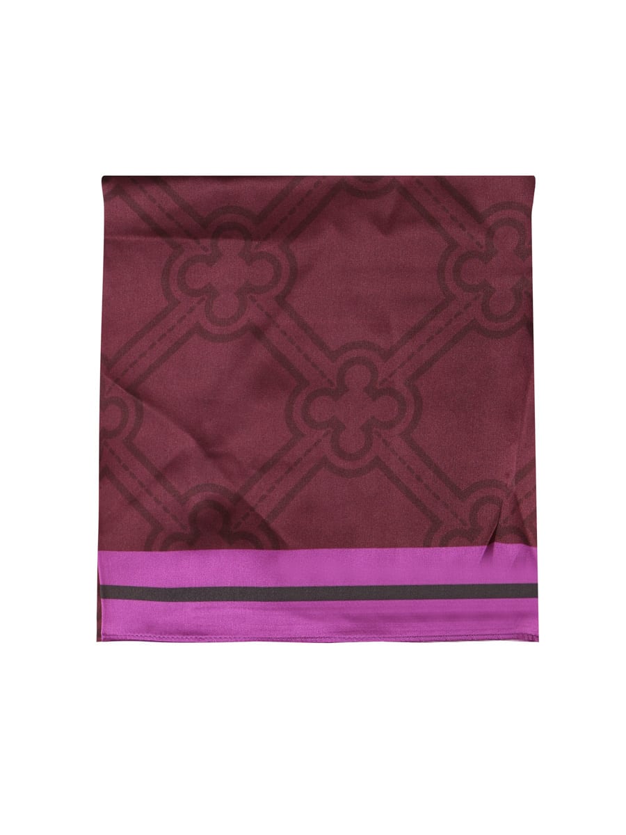 V73 Iris Silk Foulard