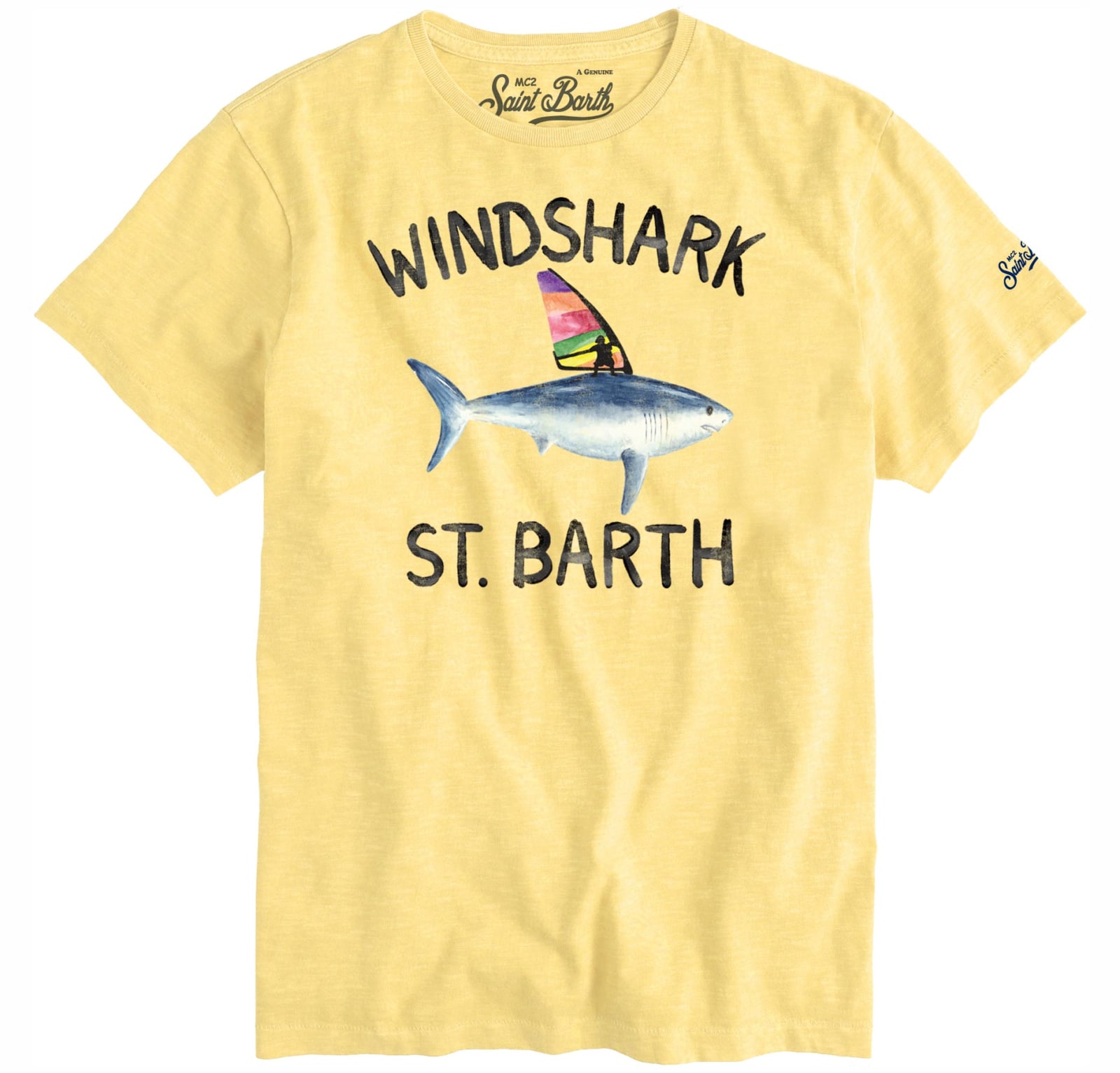 Mc2 Saint Barth Windshark St. Barth Print Man T-shirt